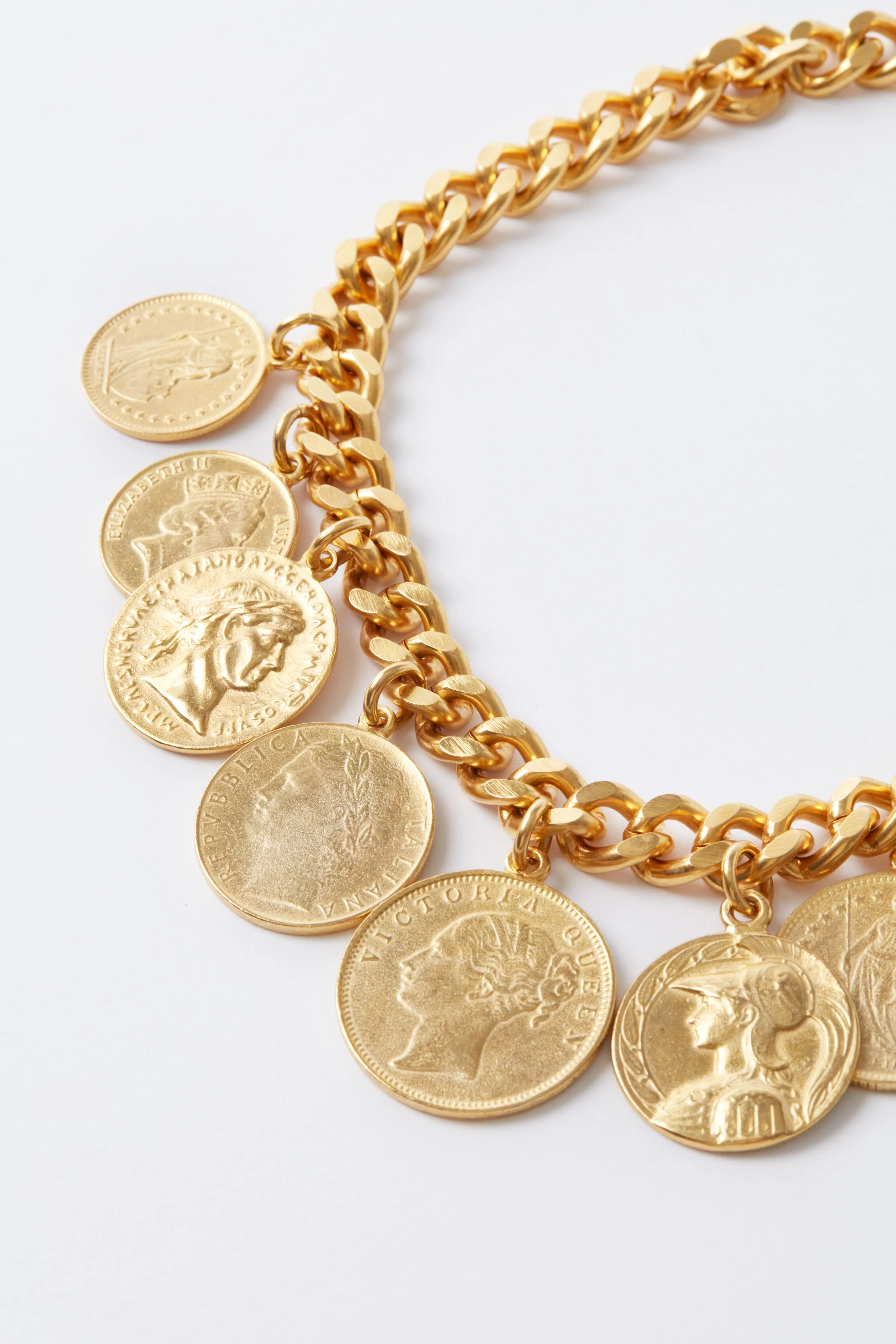 24K Gold Plated Coin Necklace - Image 3