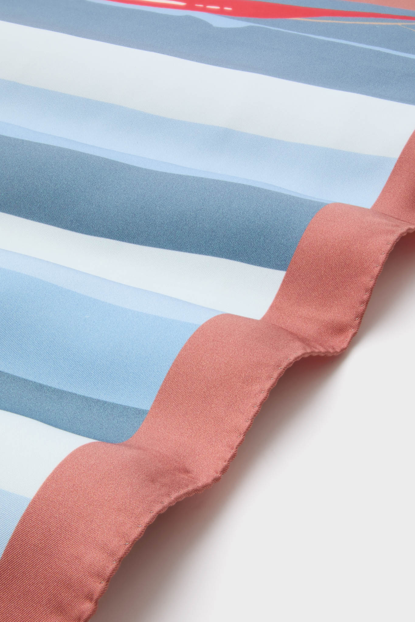 80s Sailboats Medium Silk Scarf - Image 3
