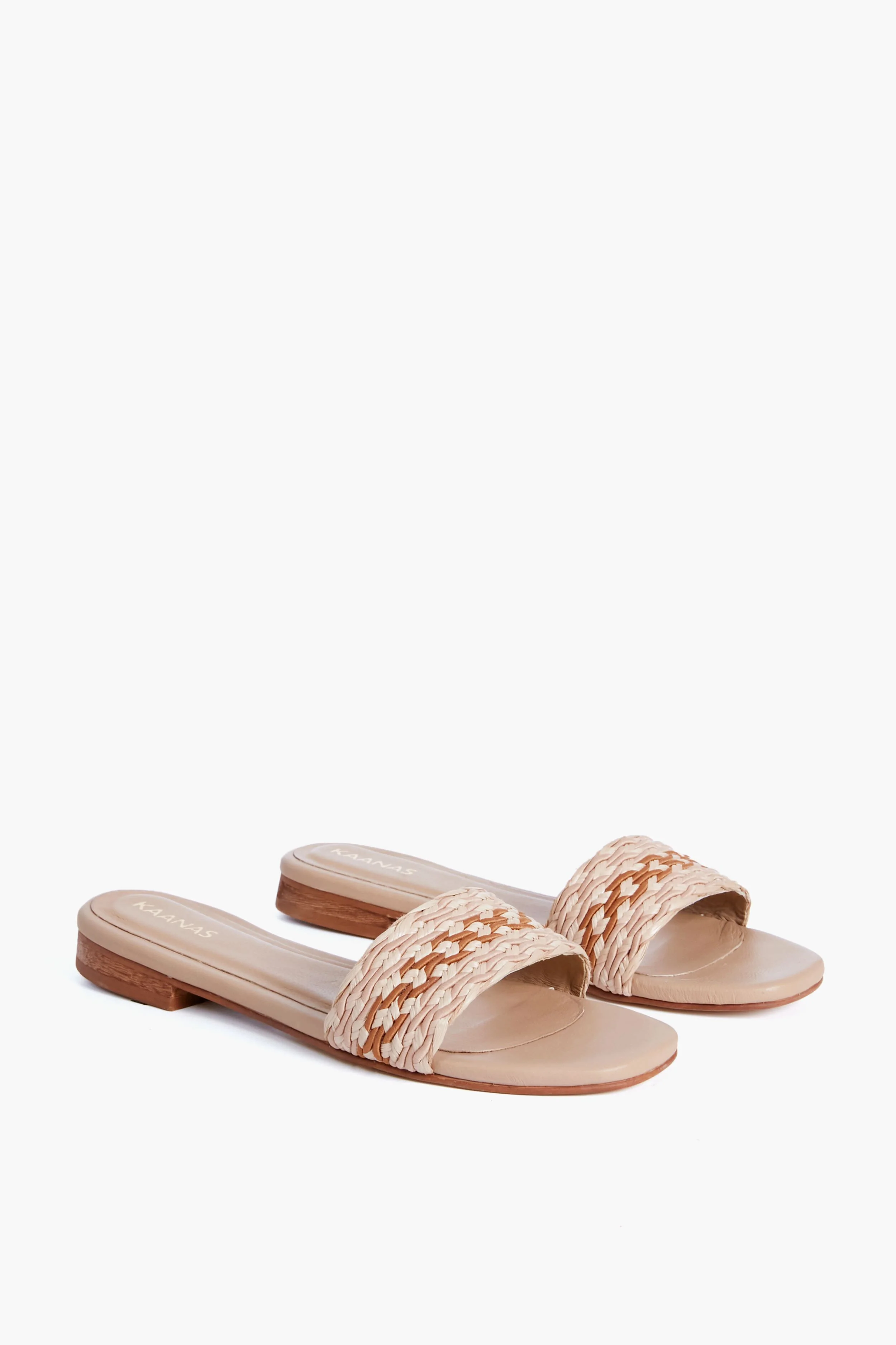 Almond Taboga Multi Color Raffia Sandal - Image 4