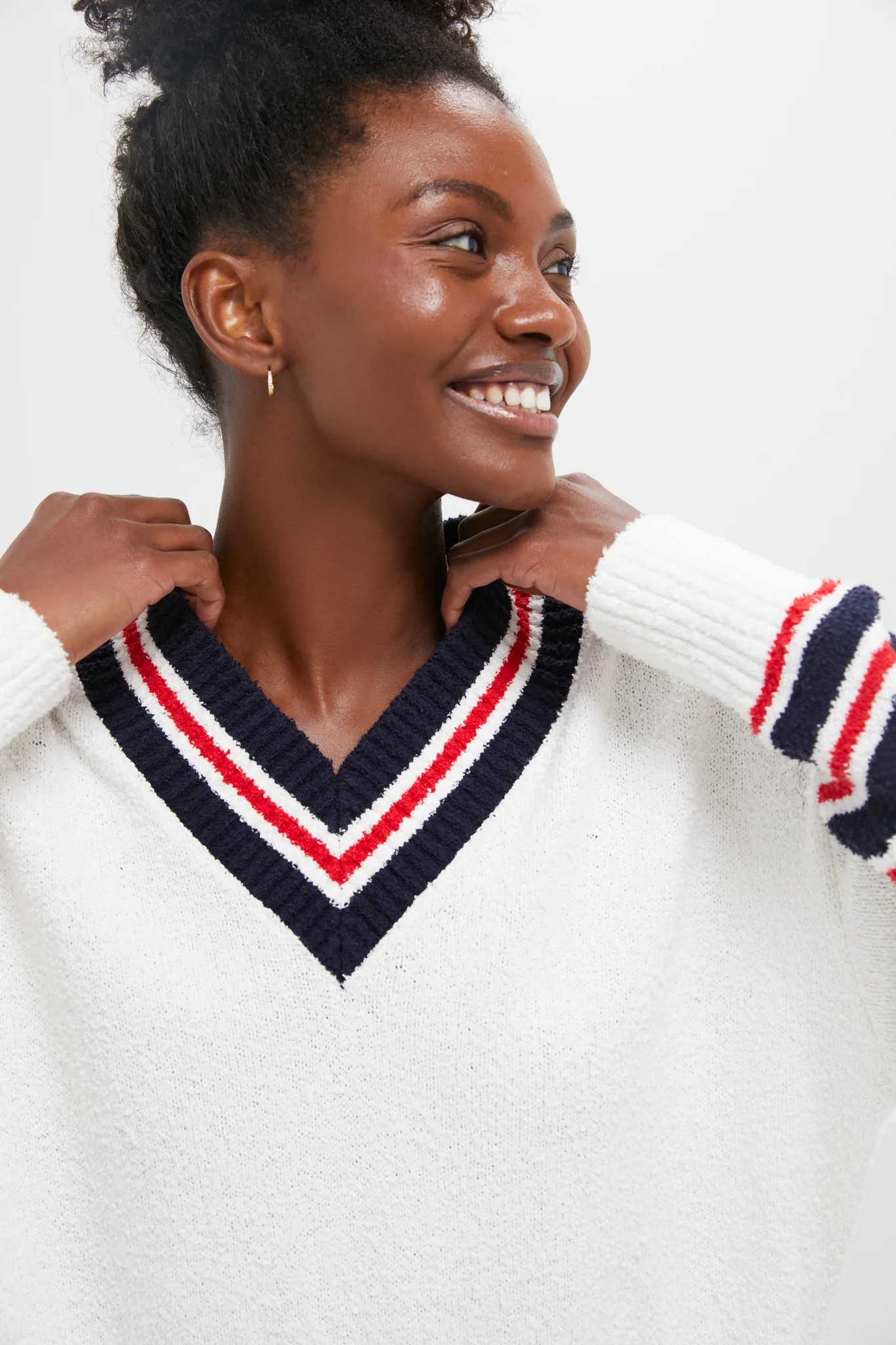 Americana Boucle Elizabeth Sweater - Image 3