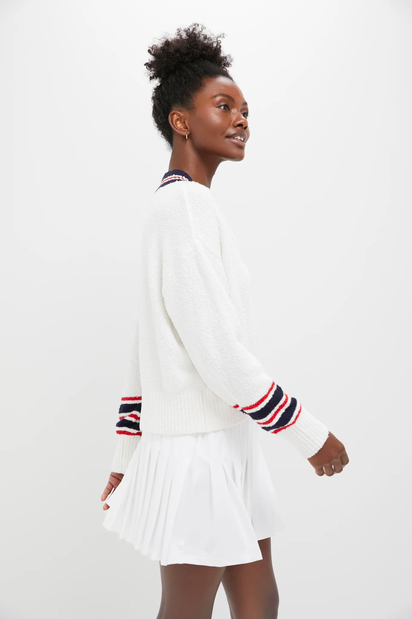 Americana Boucle Elizabeth Sweater - Image 5