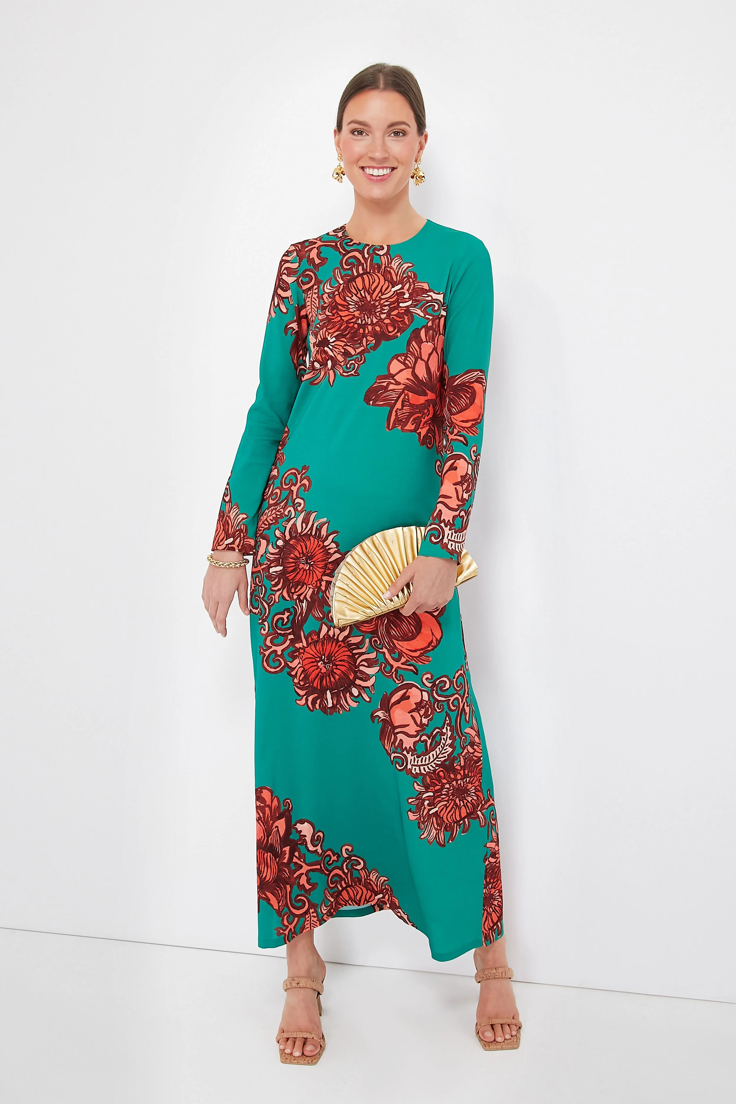 Anemone Ghirlanda Long Sleeve Swing Dress - Image 2