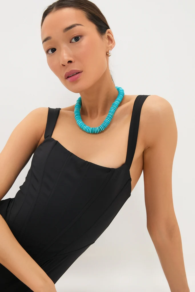 Barrell Turquoise Statement Necklace - Image 2