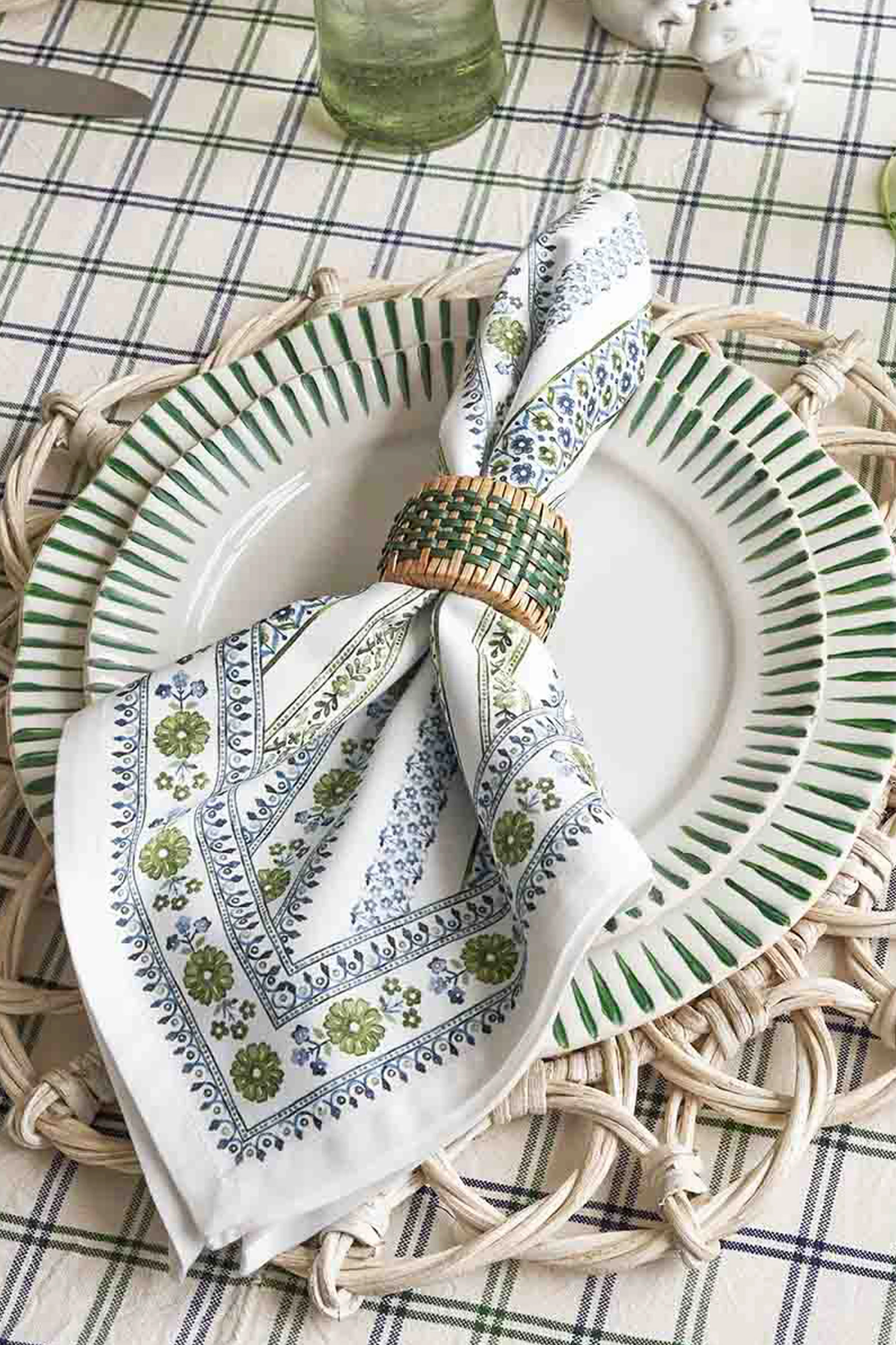 Basil Sitio Stripe Dinner Plate - Image 2