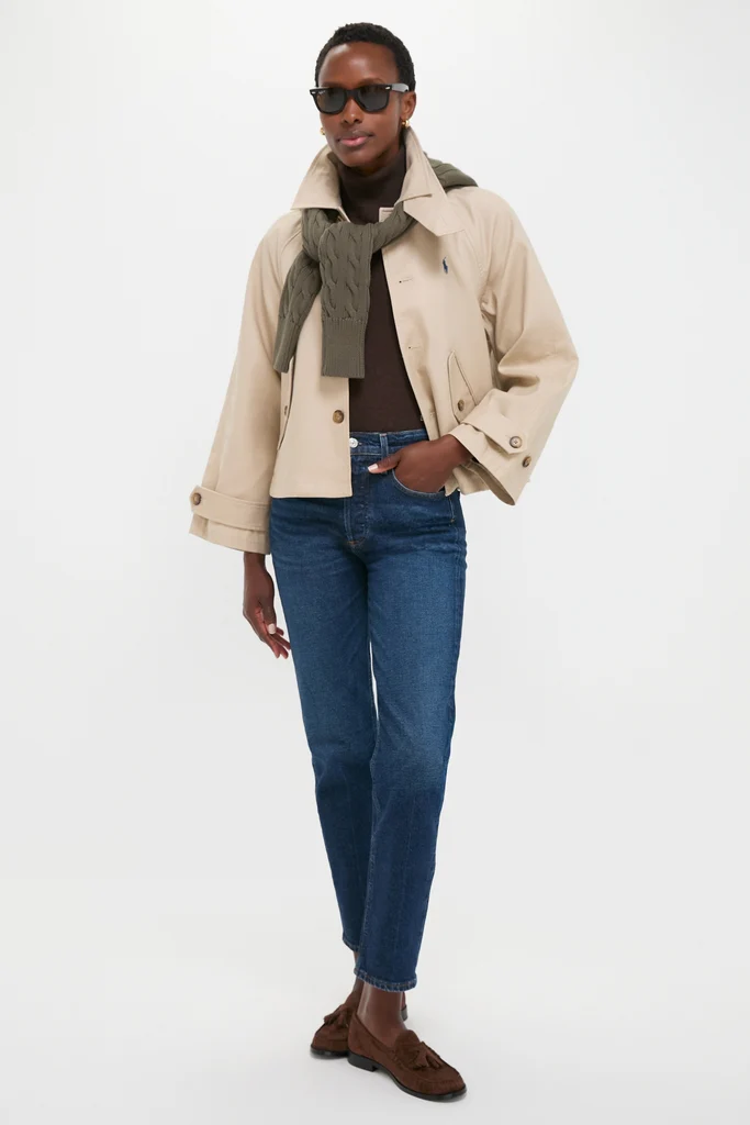 Beige Cotton Double Cloth Woven Jacket - Image 2