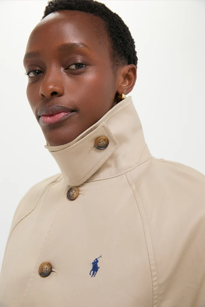 Beige Cotton Double Cloth Woven Jacket - Image 5