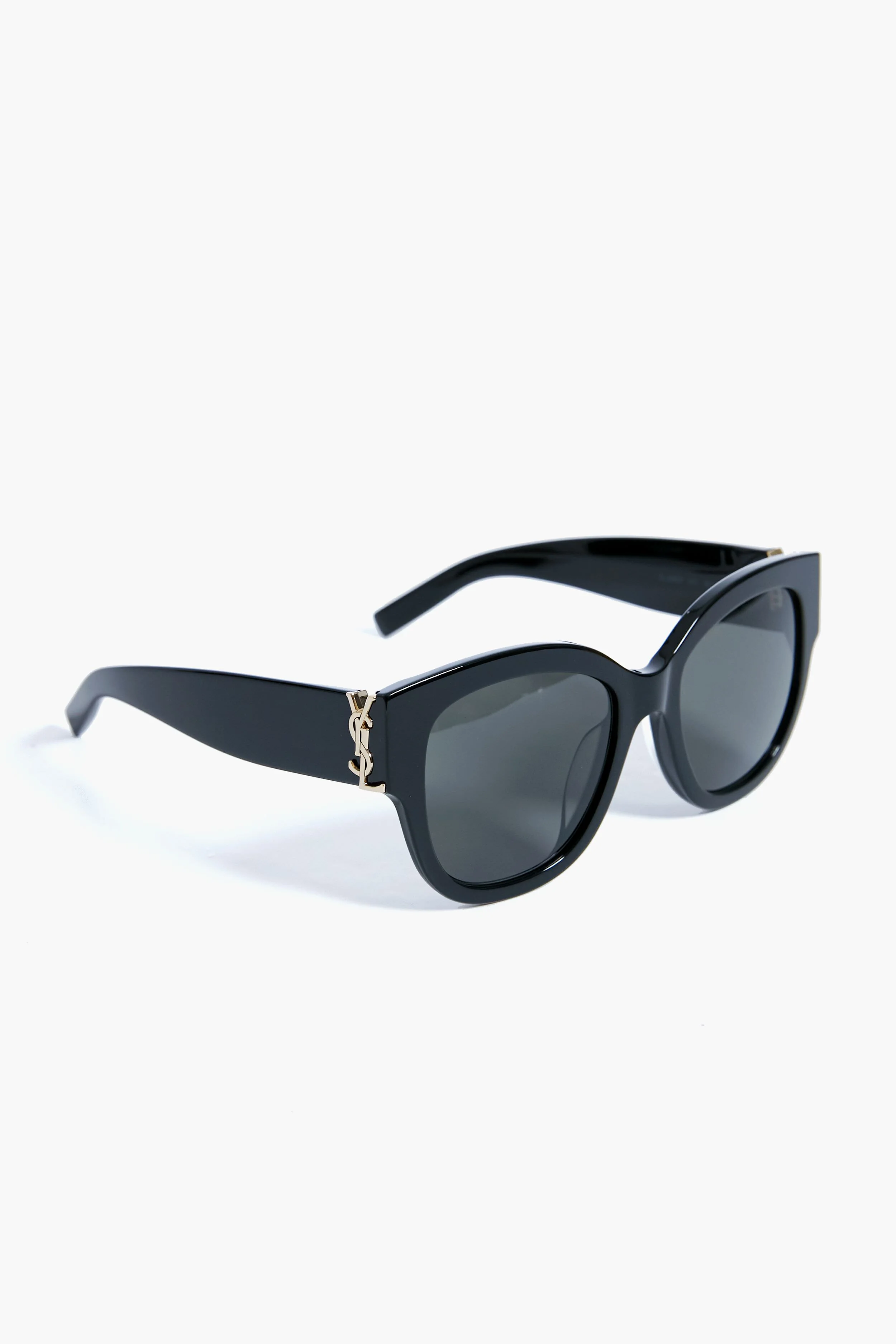 Black and Gold Square Sunglasses - Image 4