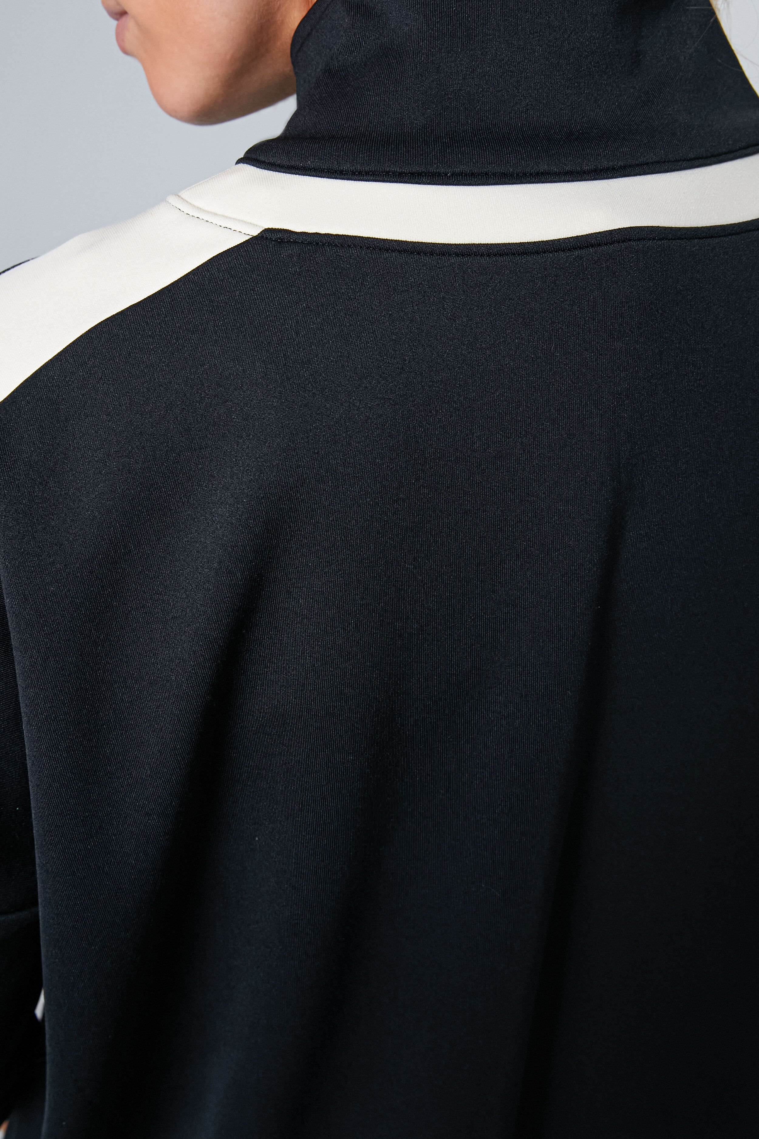 Black and Ivory Amelie Quarter Zip - Image 7