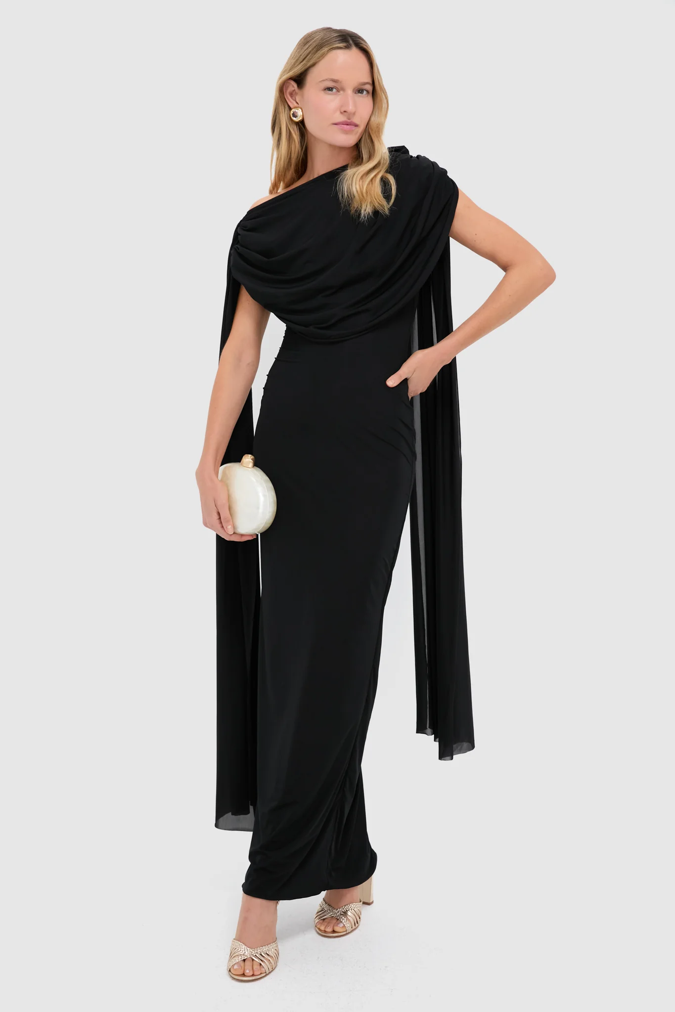 Black Batista Maxi Dress - Image 2