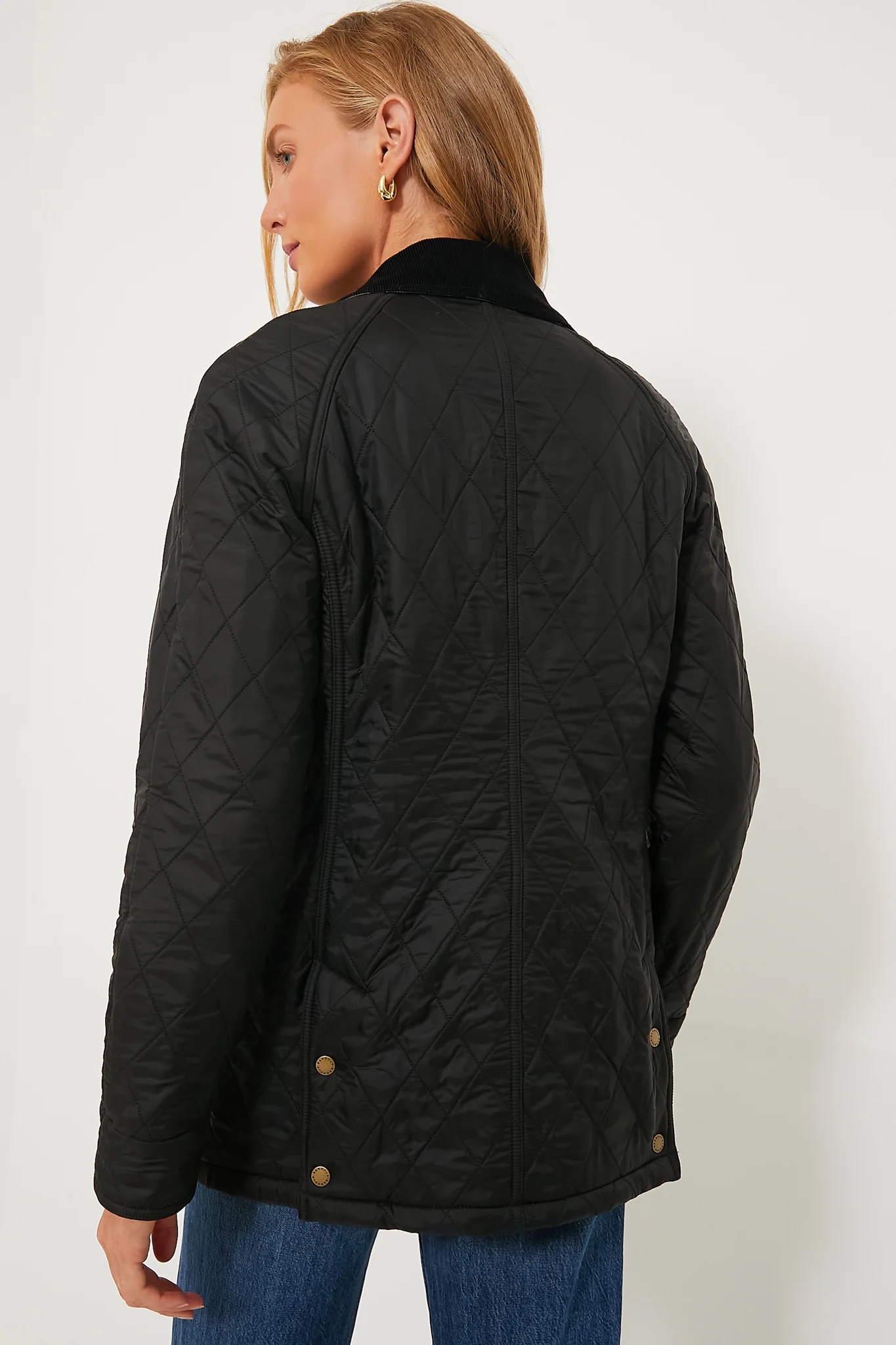 Black Beadnell Polarquilt Jacket - Image 5