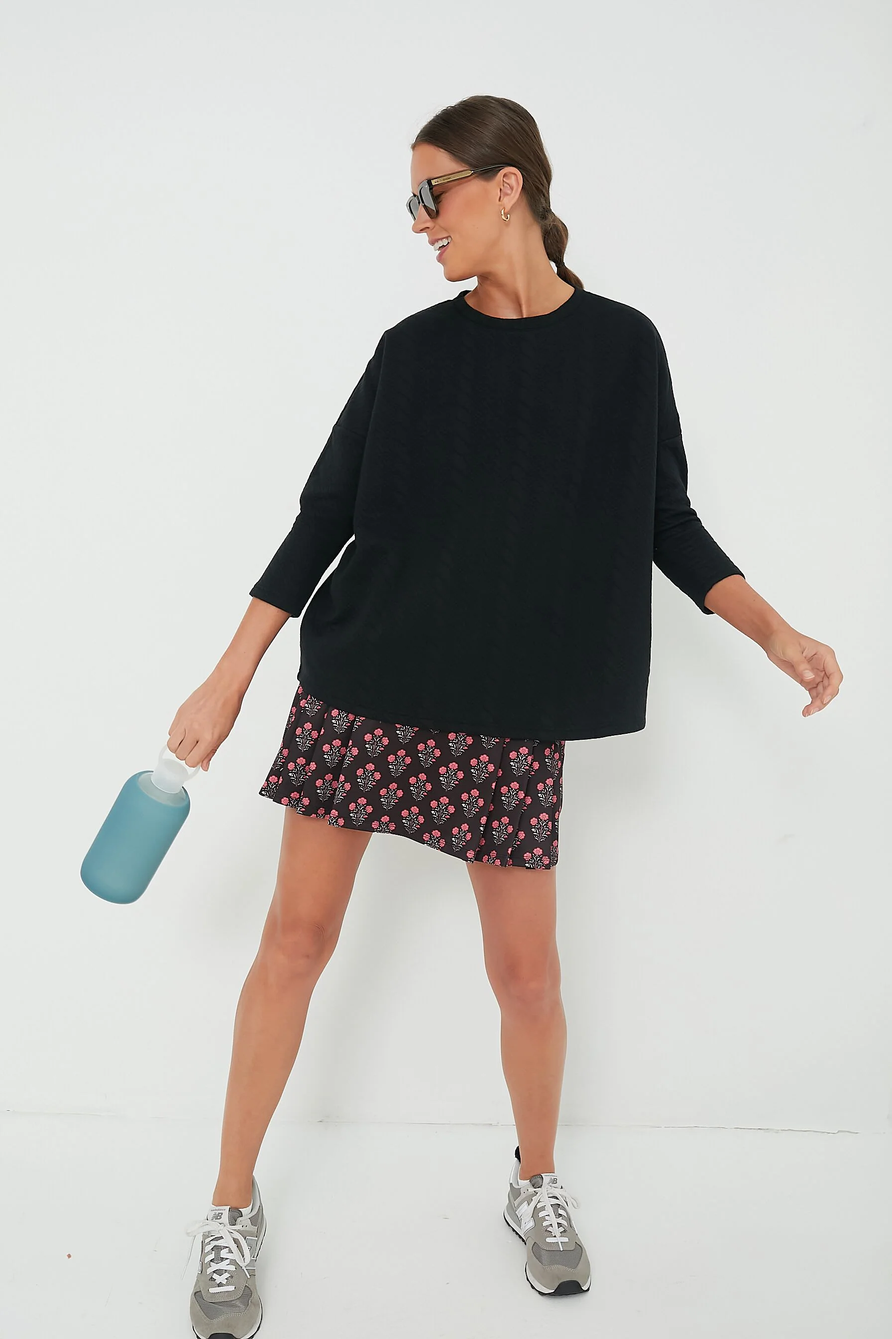 Black Cable Ally Swing Sweatshirt - Image 2