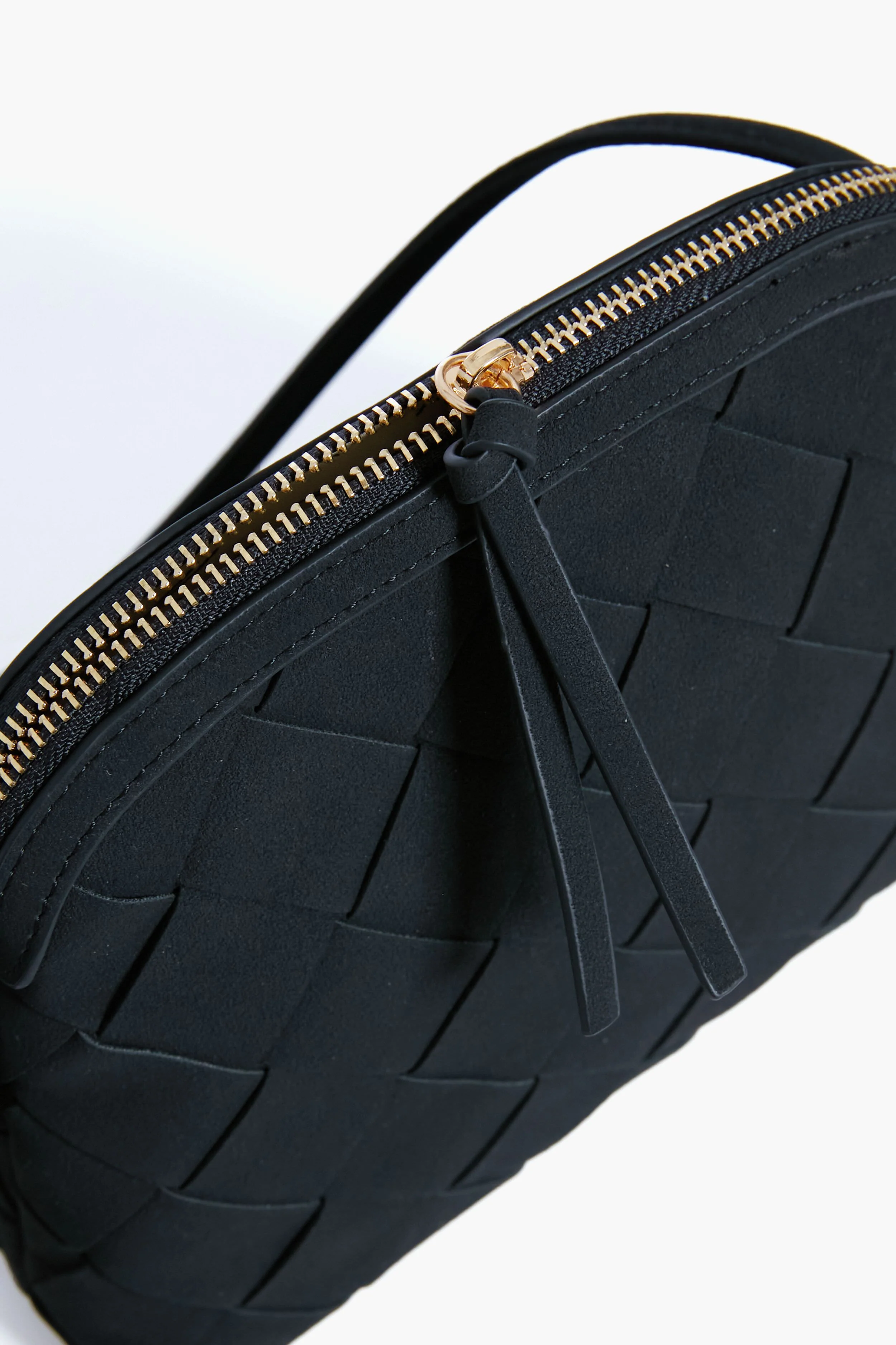 Black Calista Woven Crossbody - Image 4