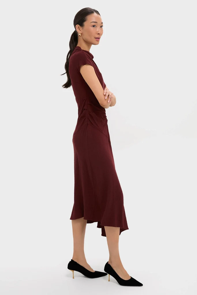 Black Cherry Dena Midi Dress - Image 3