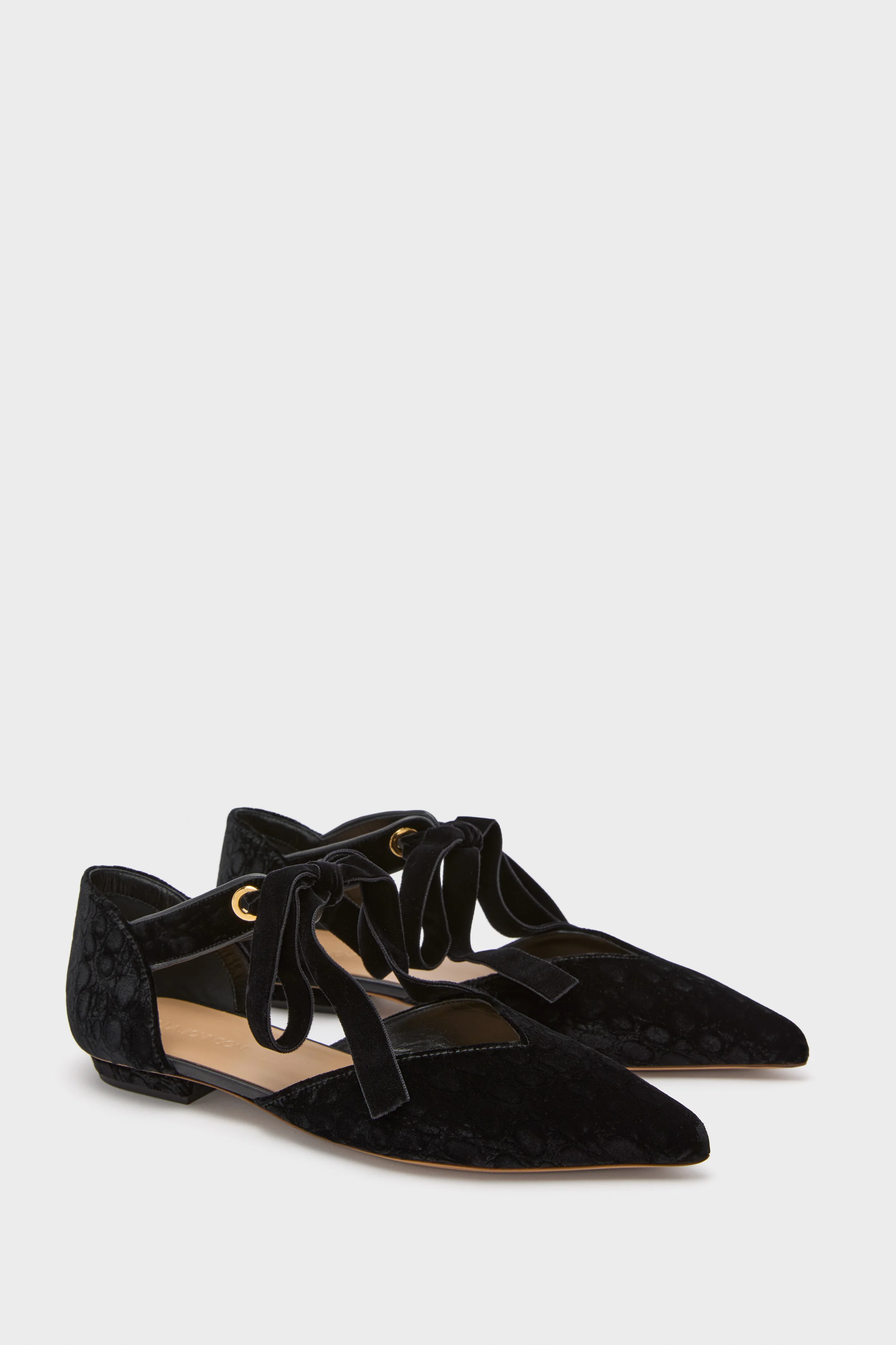 Black Corinna Bow Flats - Image 4