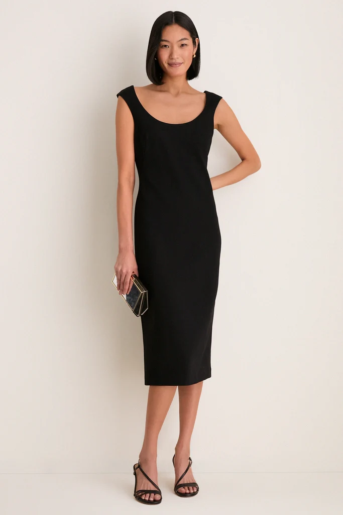 Noir Romy Midi Dress - Image 2