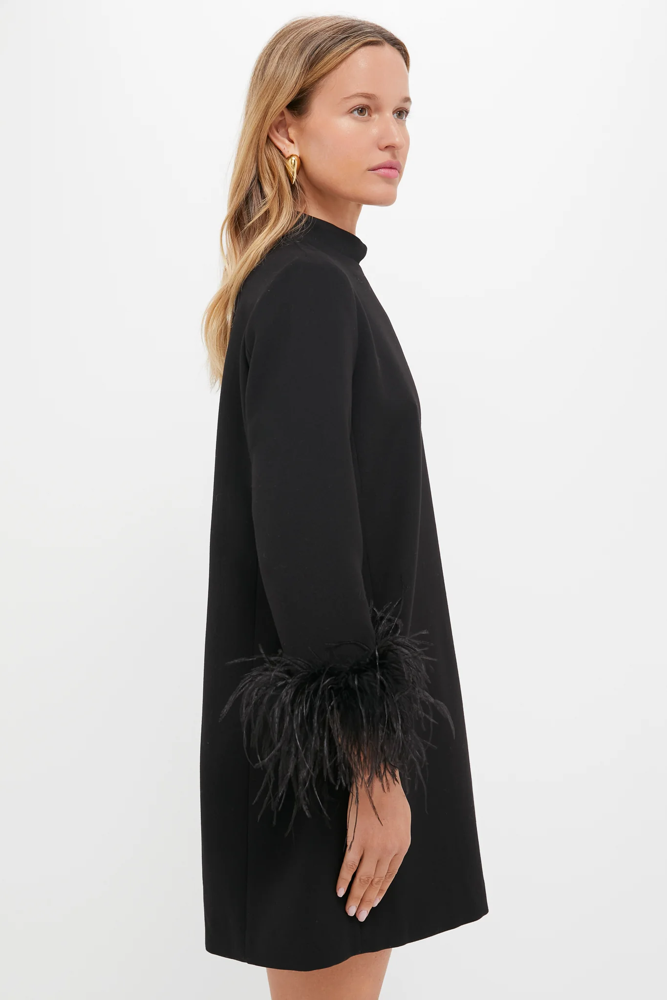 Black Feather Mod Ellie Dress - Image 3