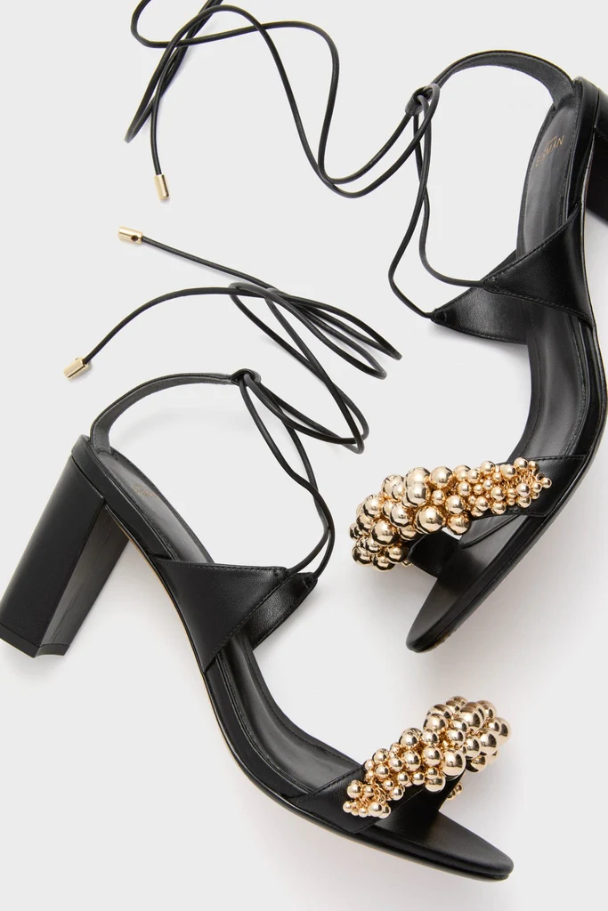 Black Gia Block 75 Heels - Image 5