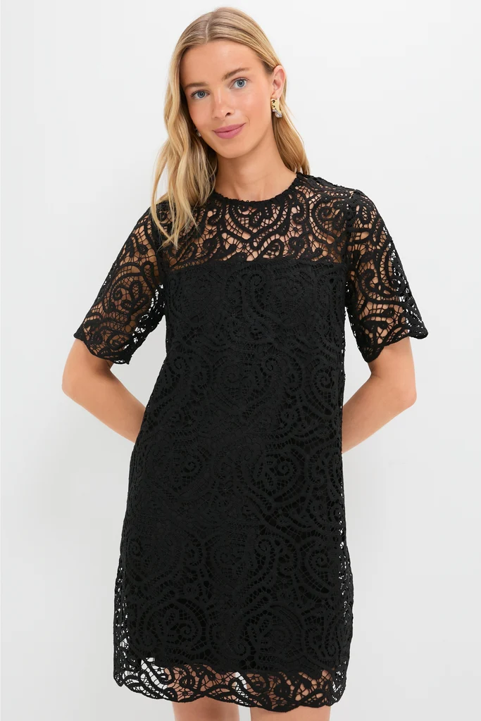 Black Lace Lucinda Dress