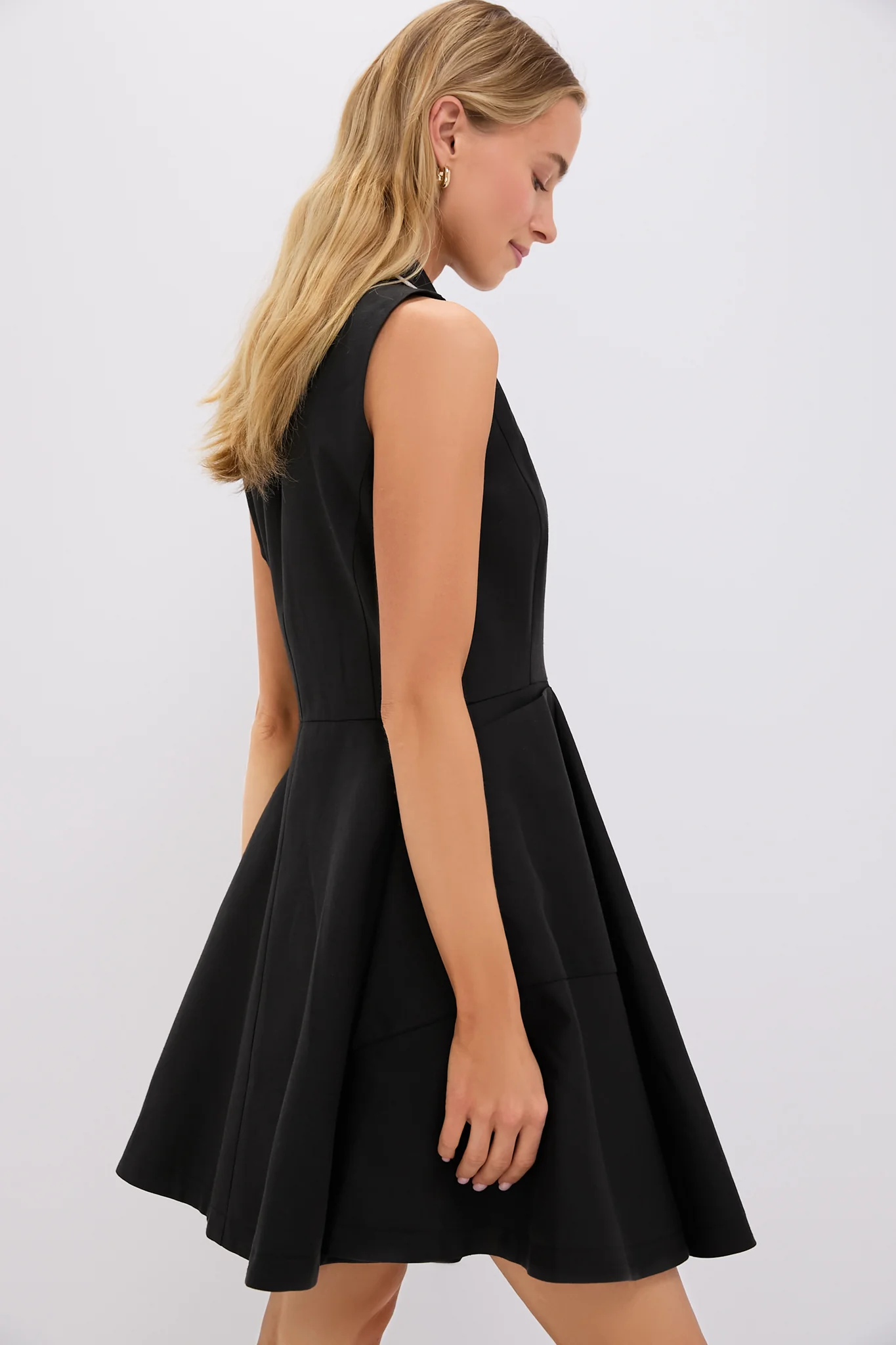 Black Linen Ruby Dress - Image 3