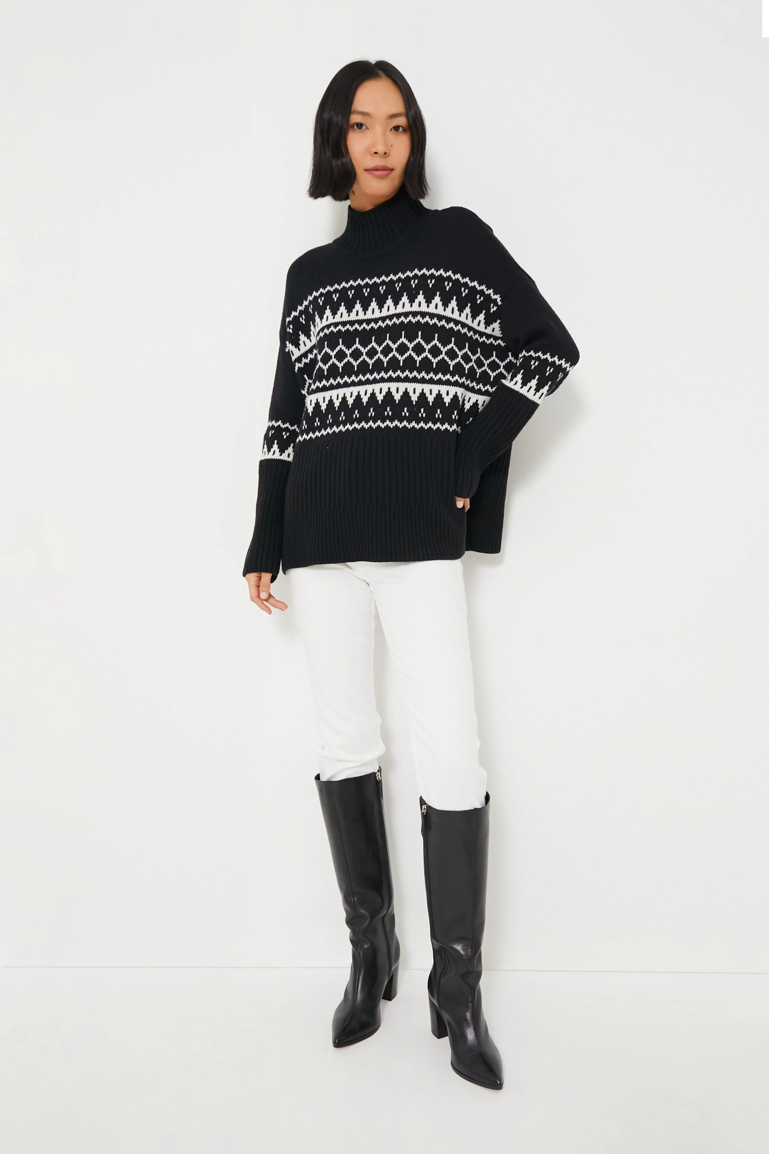 Black Pine Knit Sweater - Image 6
