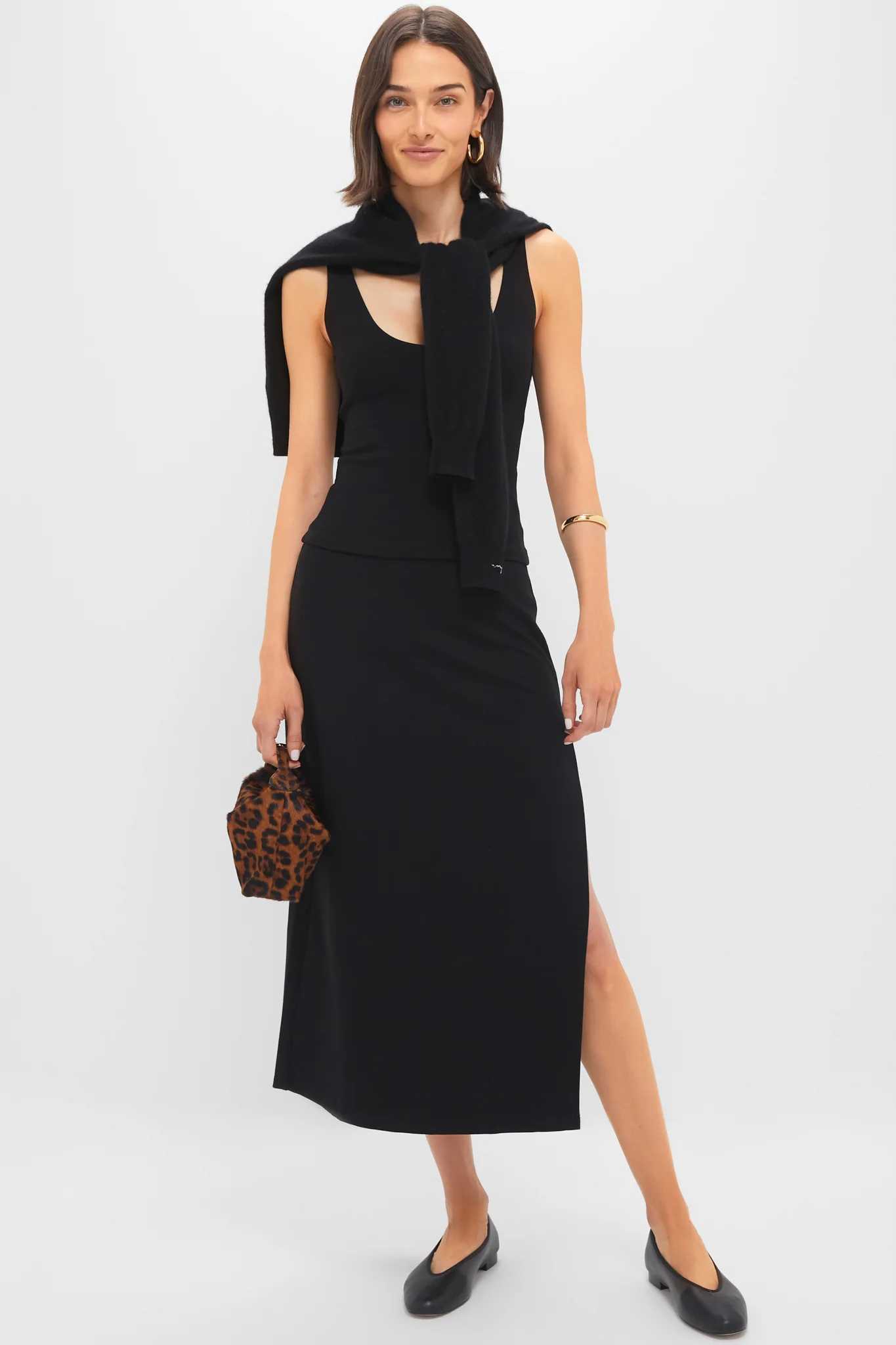 Black Rio Scoop Neck Tank - Image 2