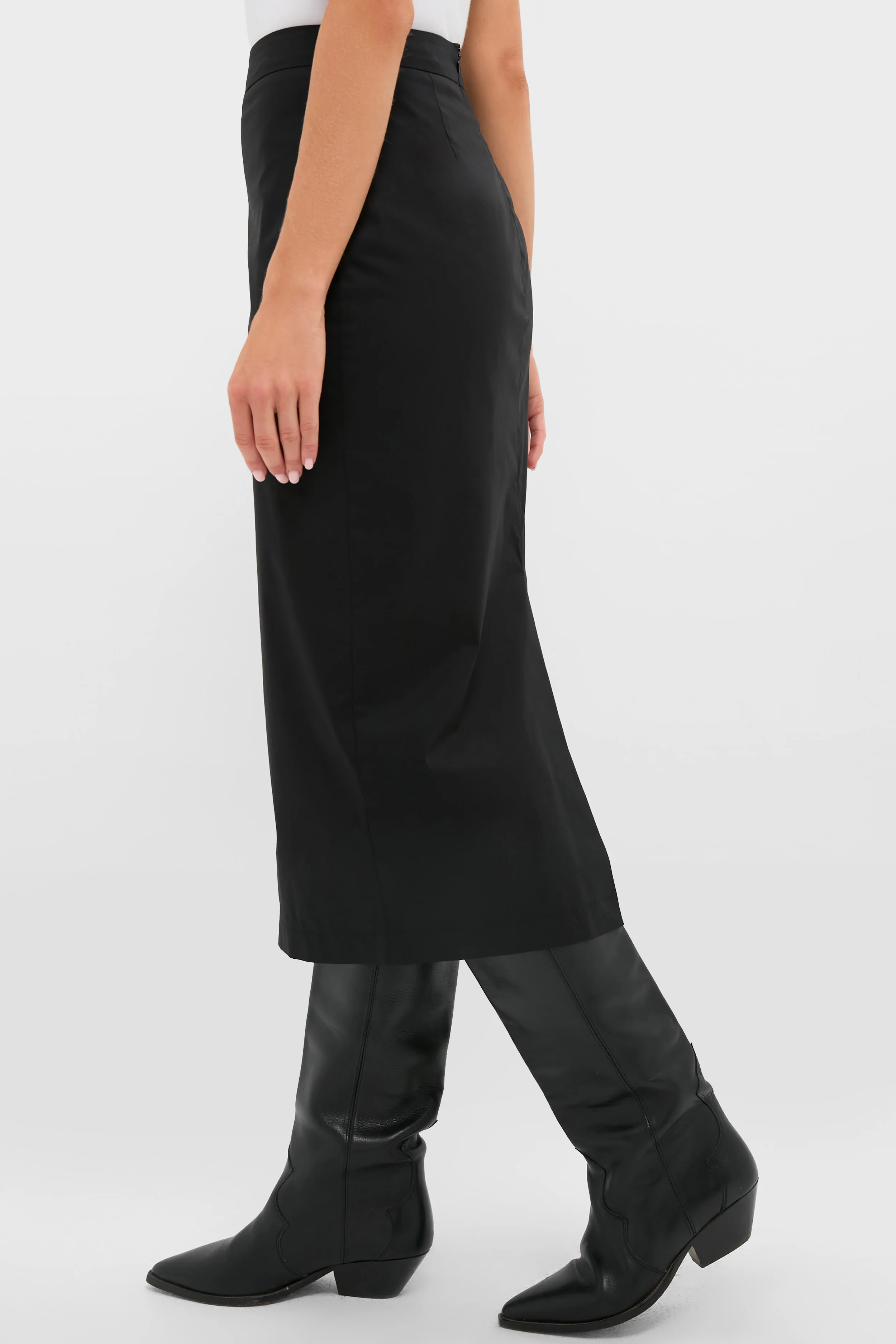 Black Rosie Midi Skirt - Image 3