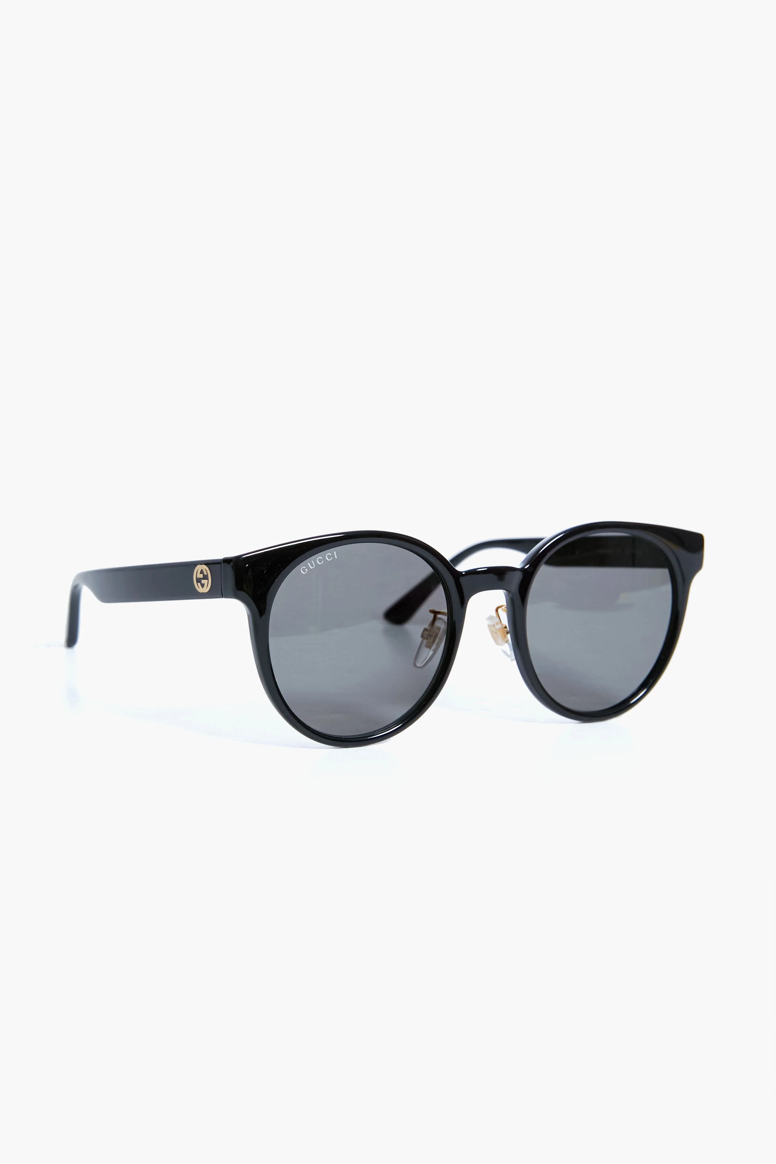 Black Round Sunglasses - Image 3