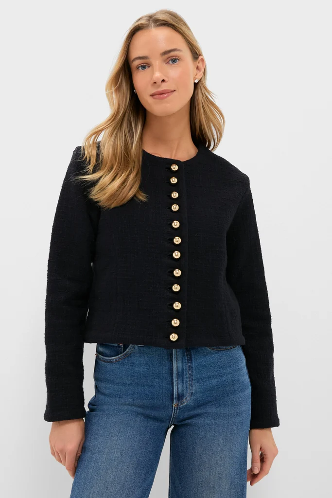 Black Rowan Obsidian Khadi Jacket
