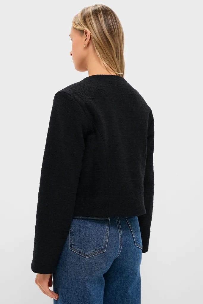 Black Rowan Obsidian Khadi Jacket - Image 5