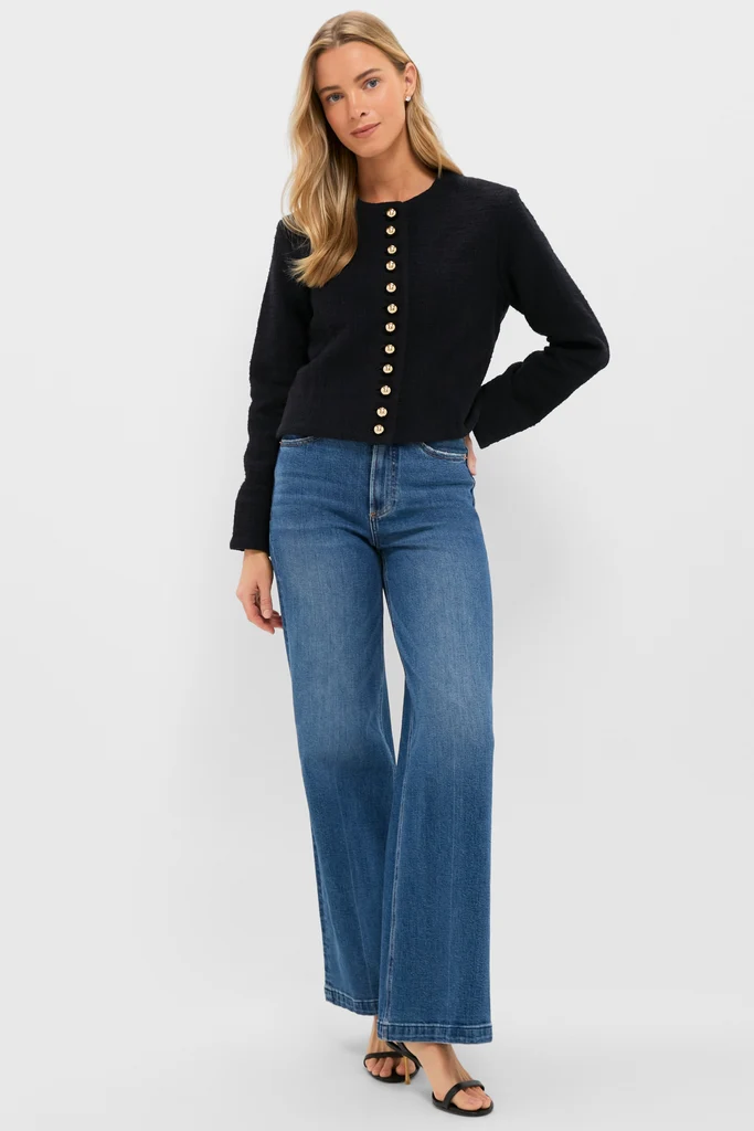 Black Rowan Obsidian Khadi Jacket - Image 6