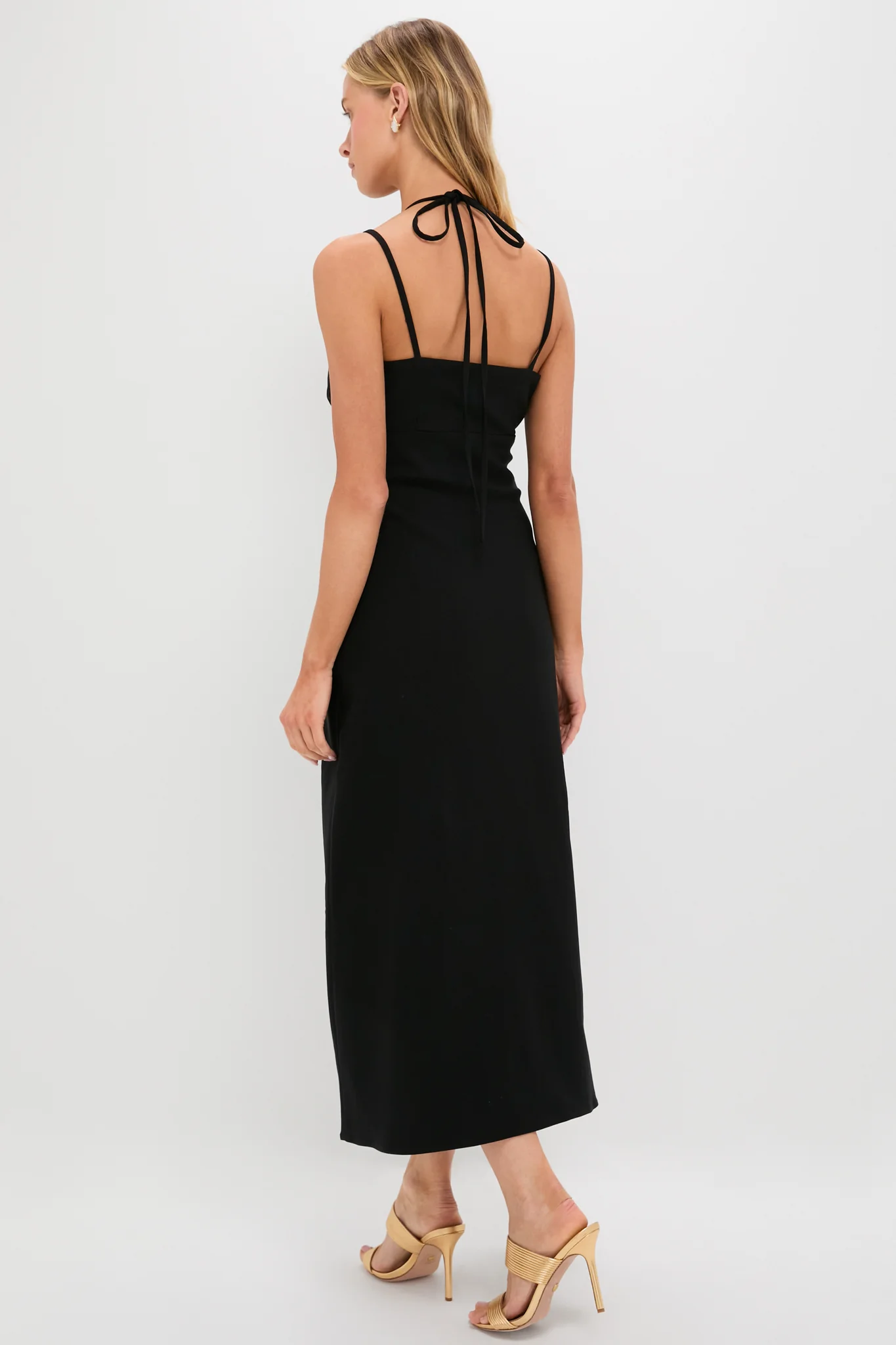 Black Seashell Dionis Midi Dress - Image 7