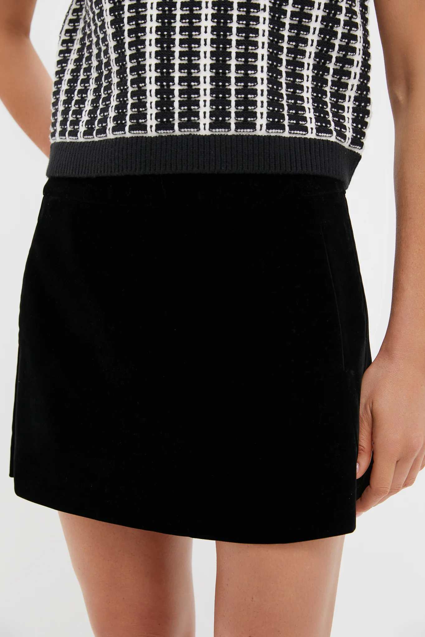 Black Velvet Grace Mini Skort - Image 5