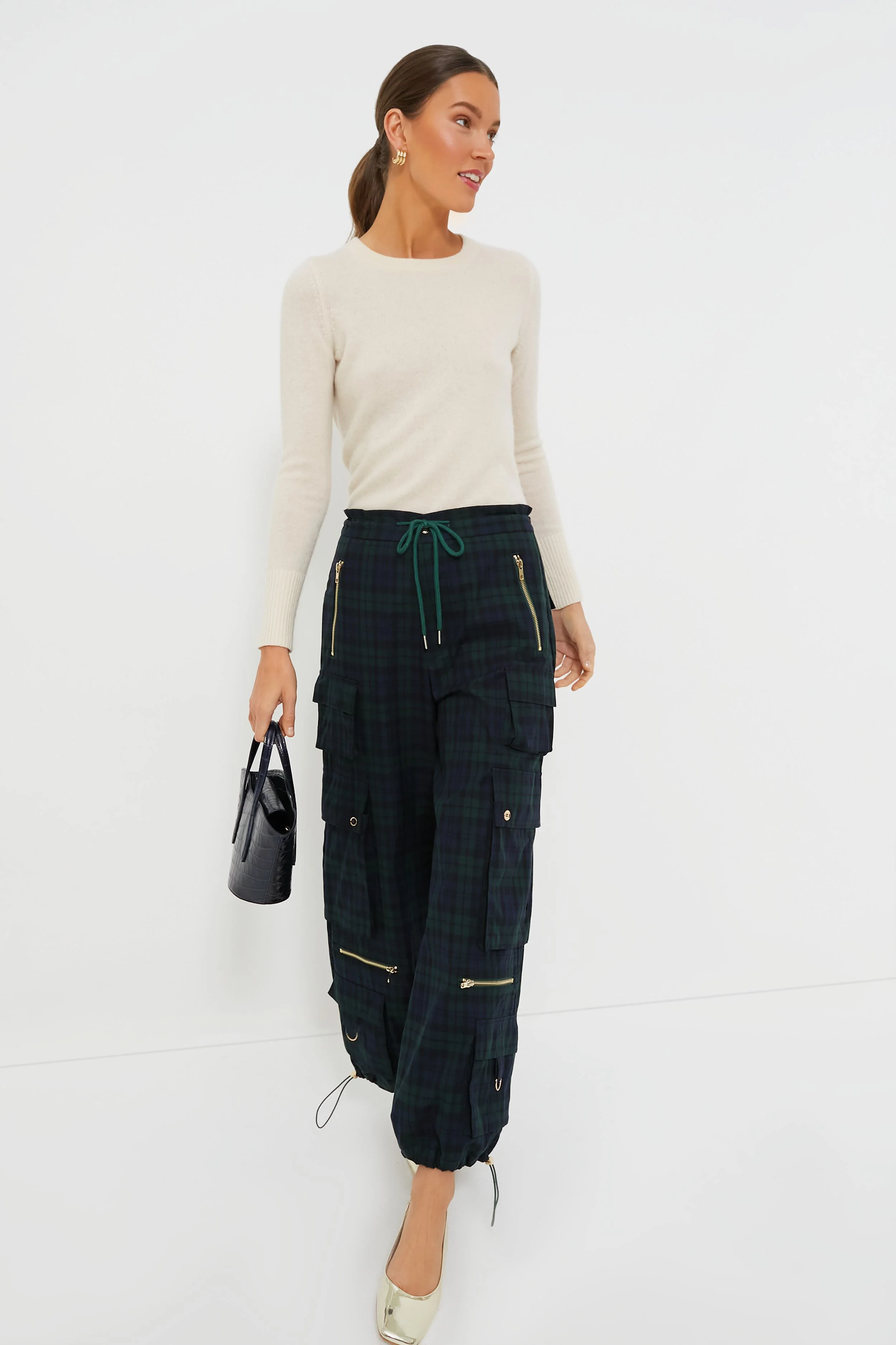 Blackwatch Plaid Cargo Pants - Image 6