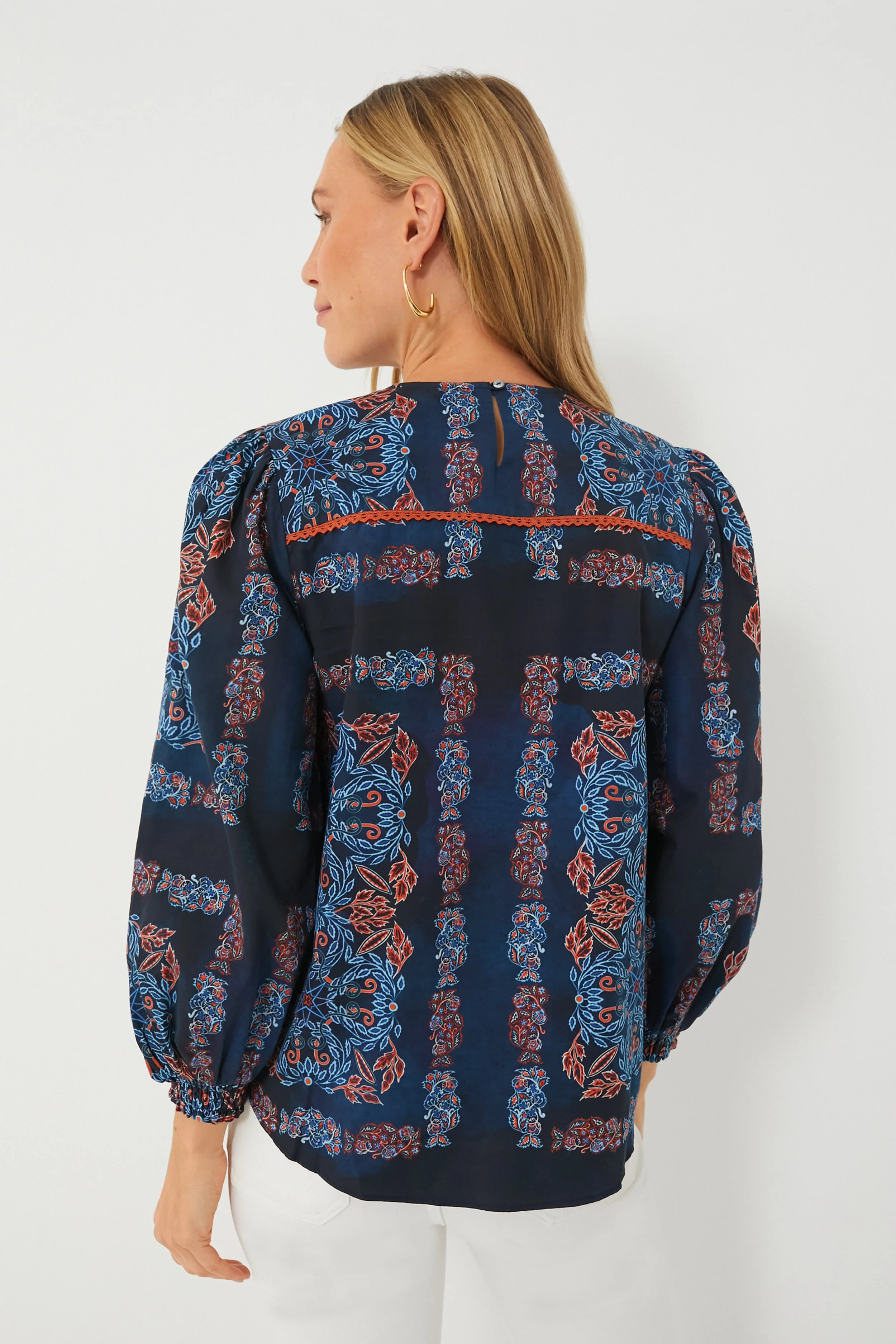 Bleu Fable Shea Peasant Blouse - Image 4