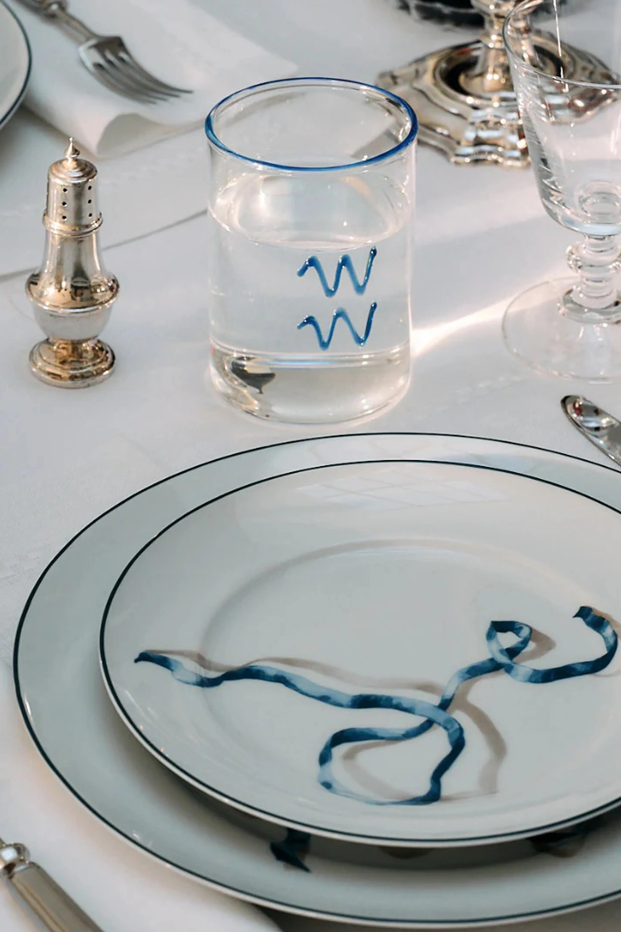 Blue Aquarius Lowball Glass (Set of 2) - Image 2