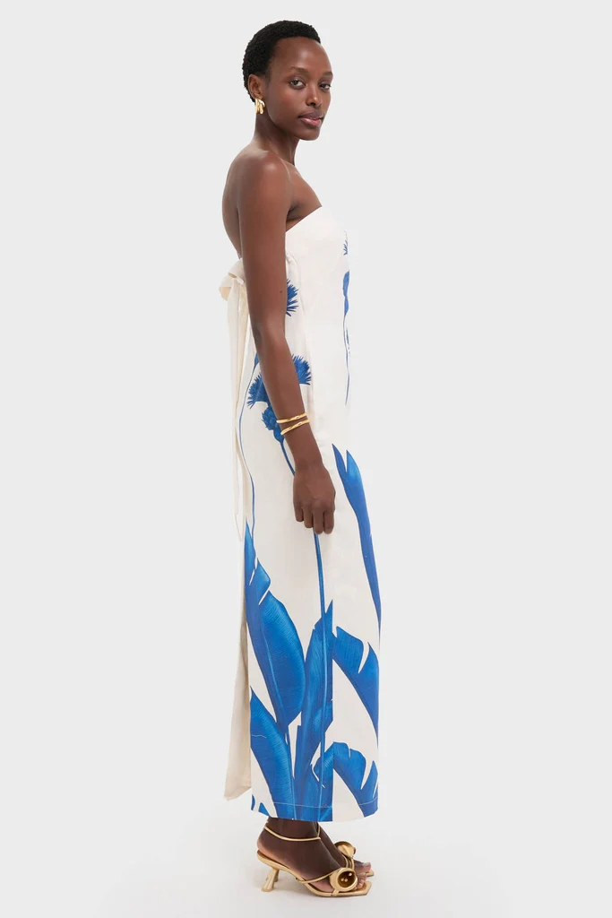 Blue Dandelion Costera Strapless Maxi Dress - Image 4