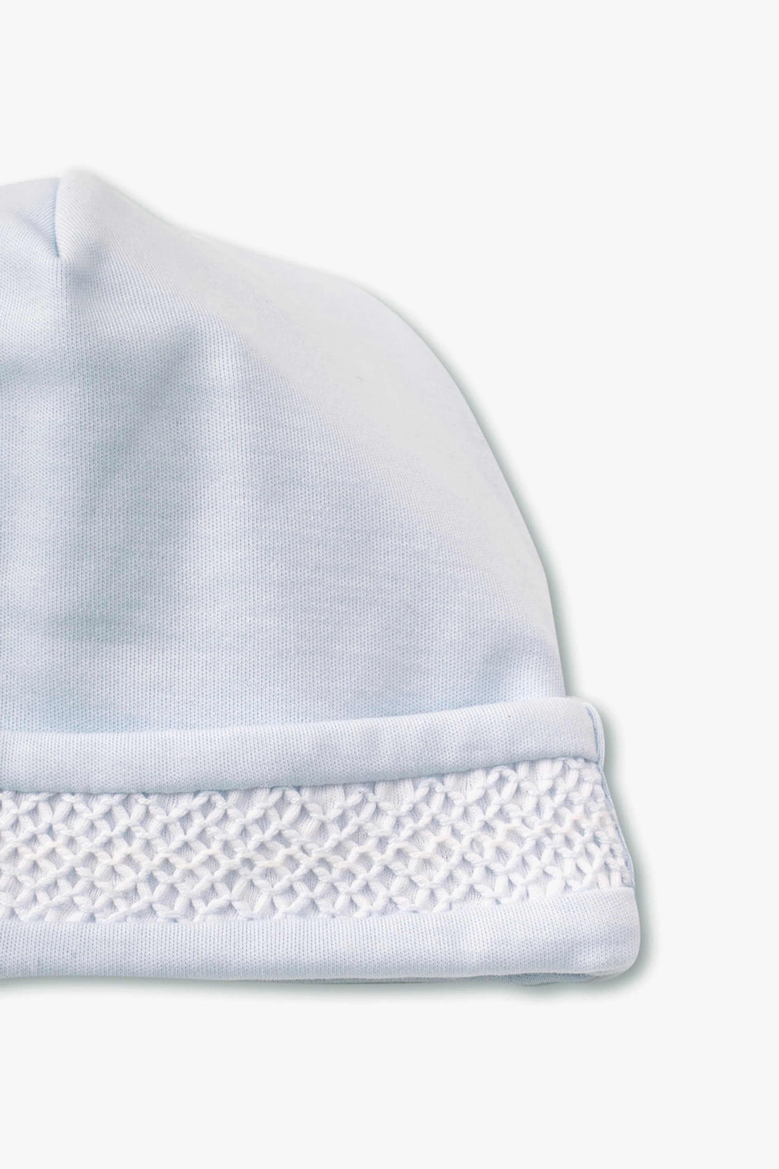 Blue Hand Smocked Hat - Image 2