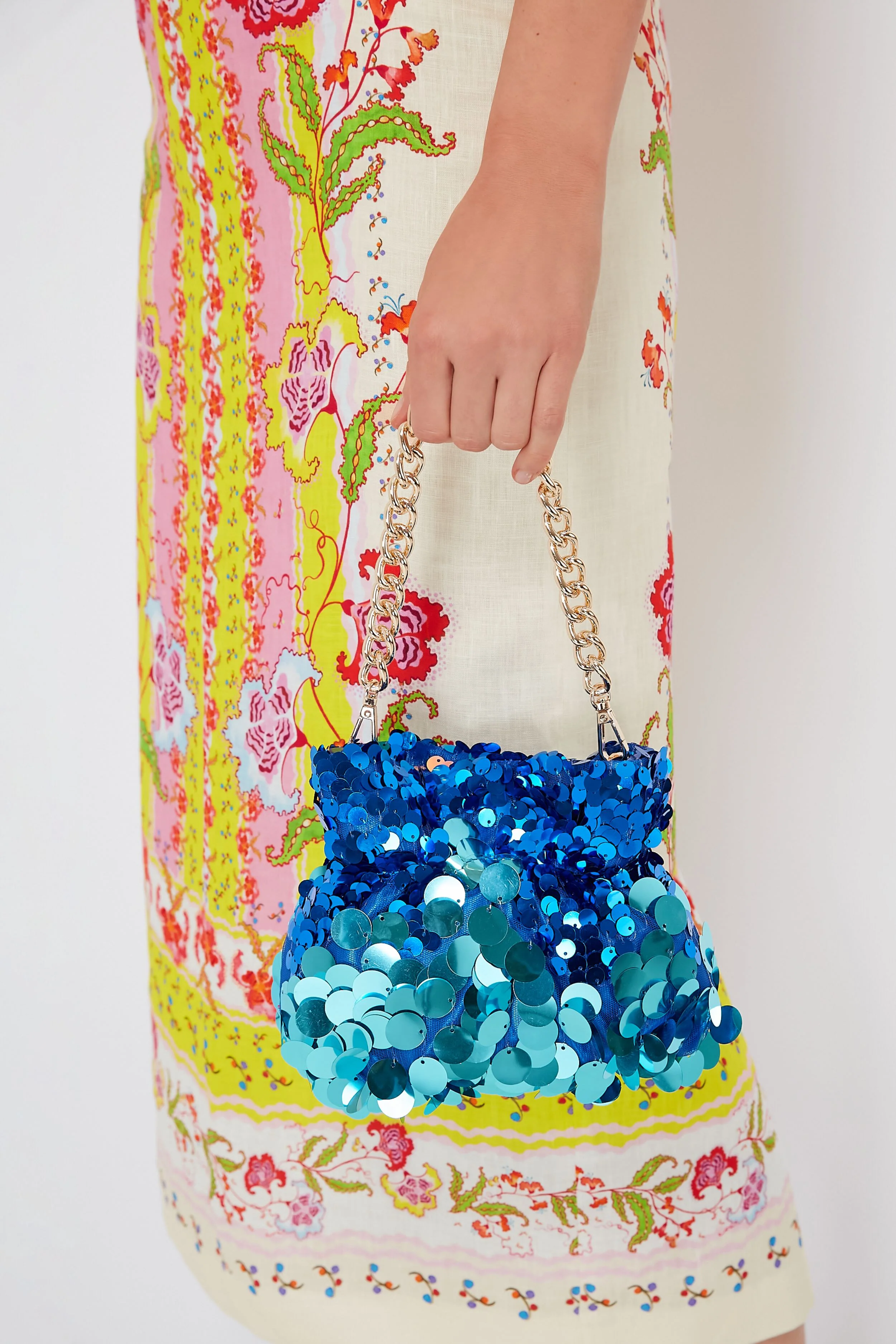 Blue Pedro Sequin Pouch - Image 2