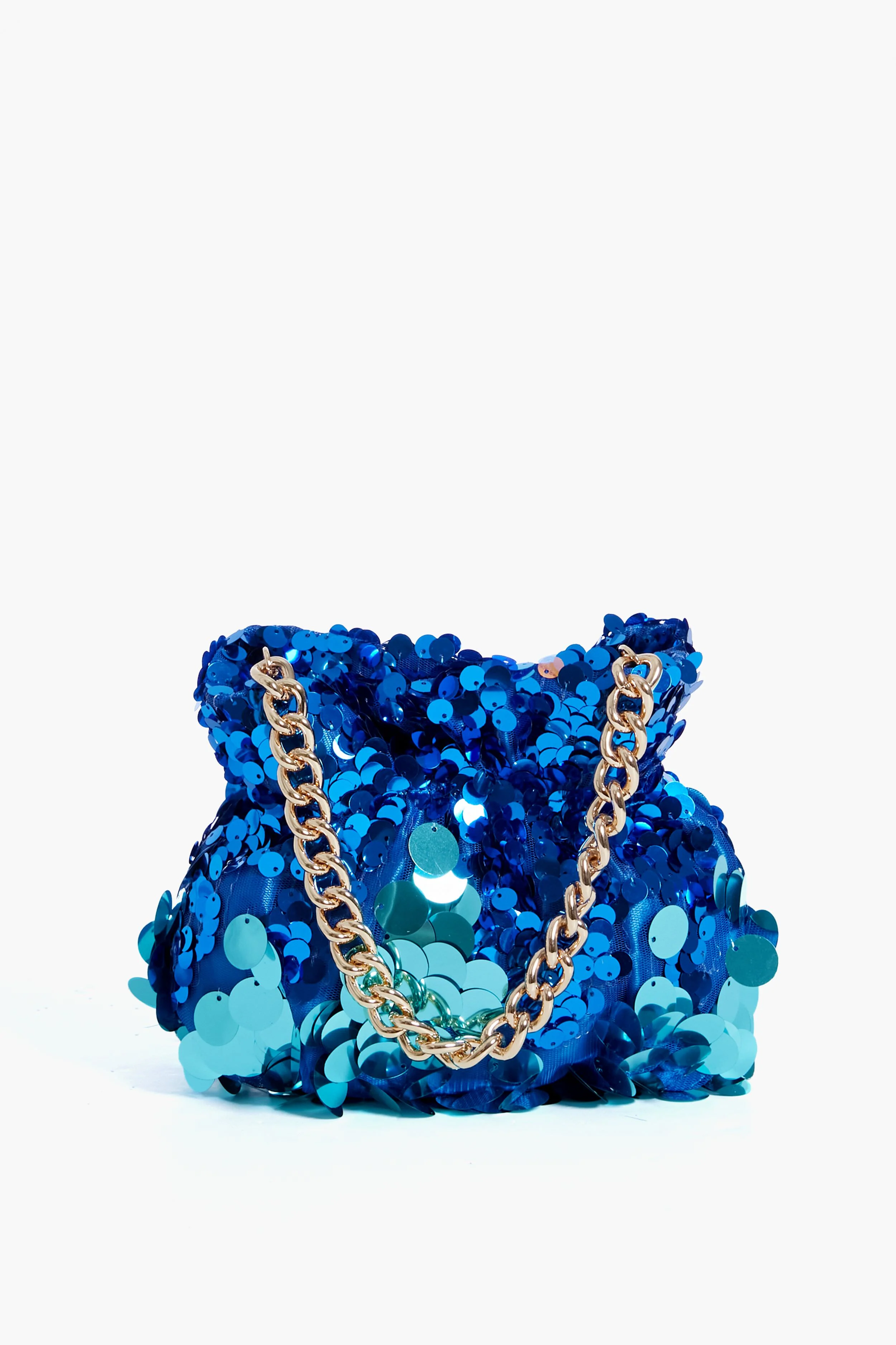 Blue Pedro Sequin Pouch - Image 3