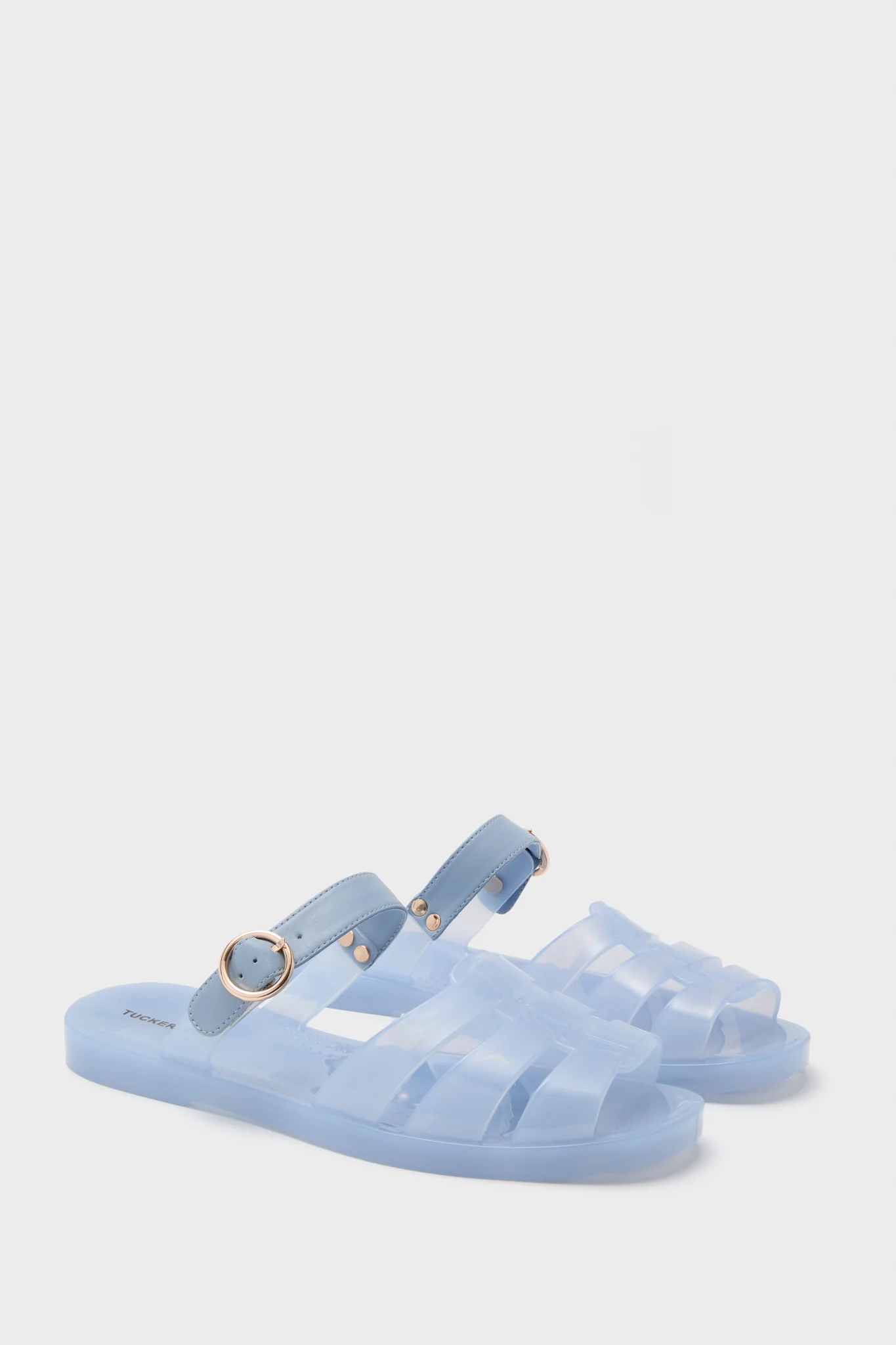 Blue Riley Jelly Sandals - Image 4