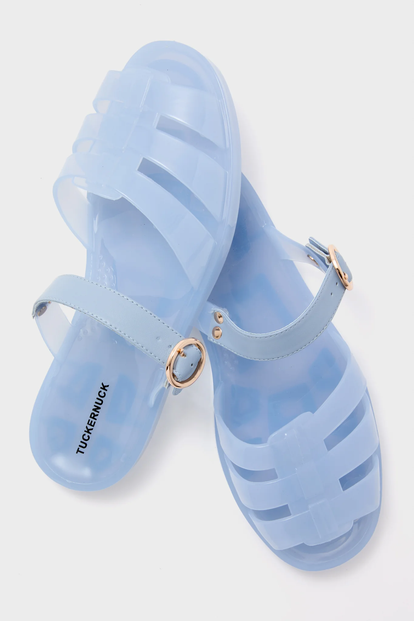 Blue Riley Jelly Sandals - Image 5