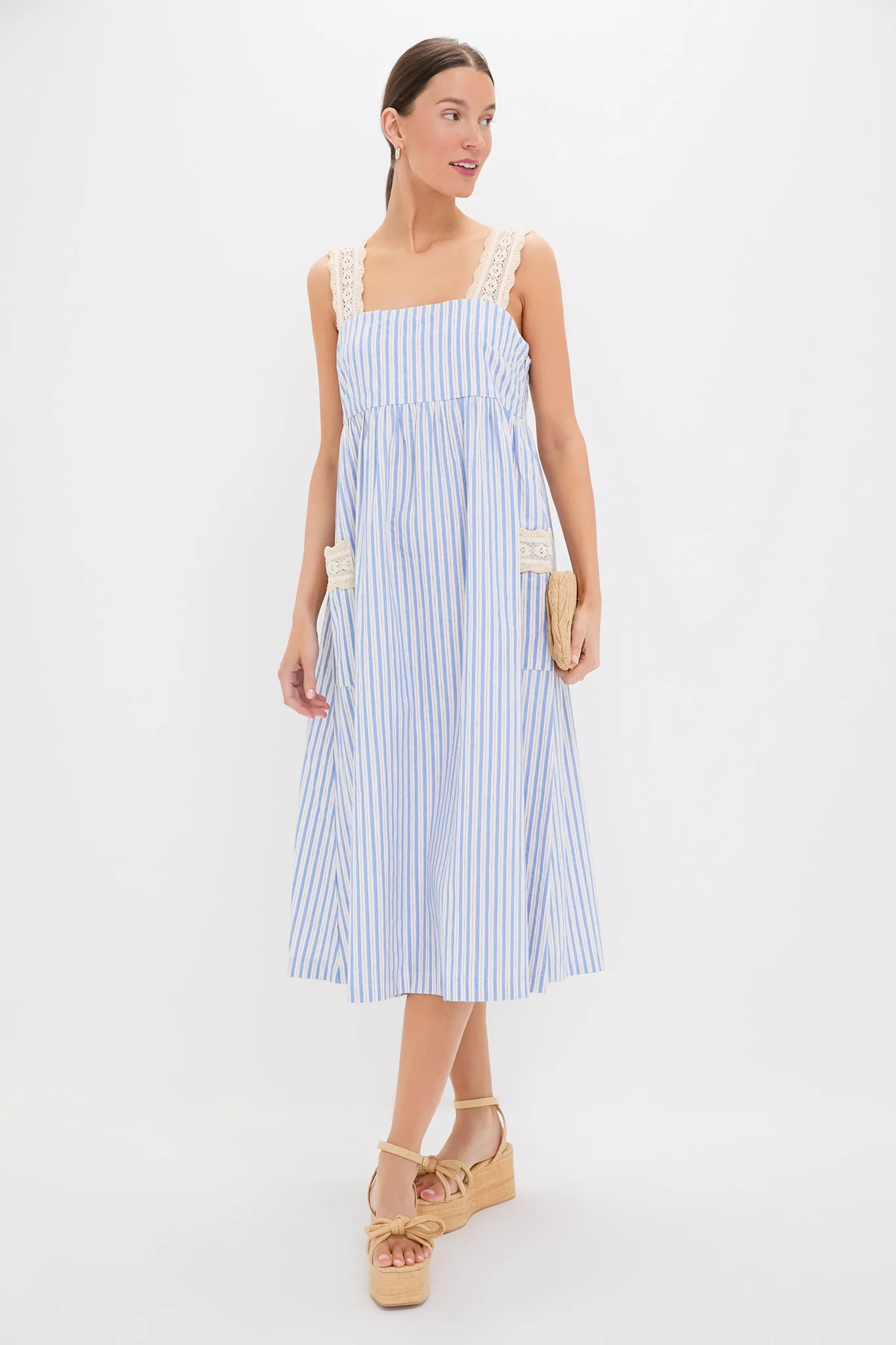 Blue Stripe Harbour Dress - Image 2