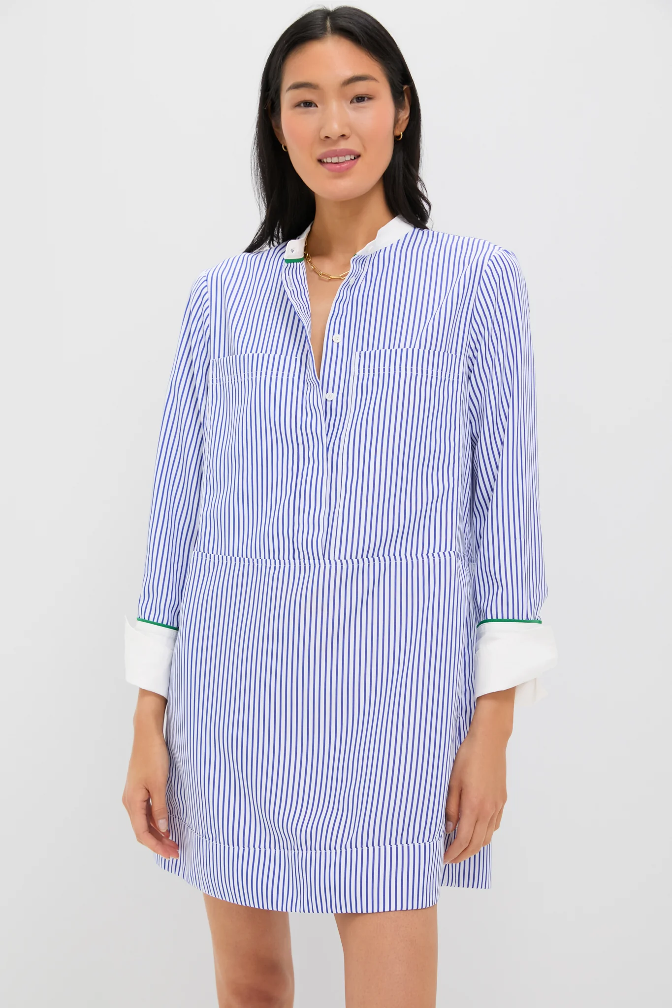 Blue Stripe Rohan Shirt Dress - Image 2