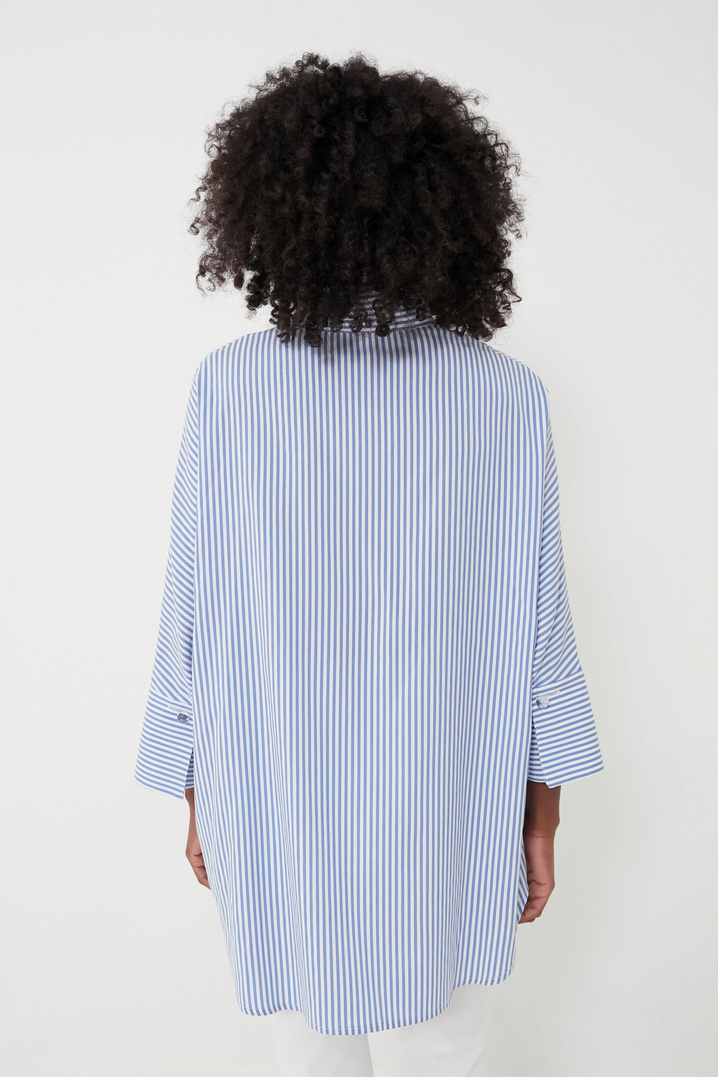 Blue Stripe Willow Blouse - Image 5