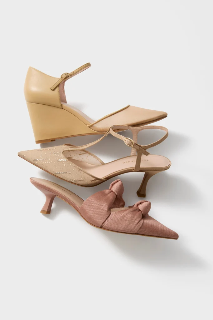 Blush Mesh Darcy Wedges - Image 4