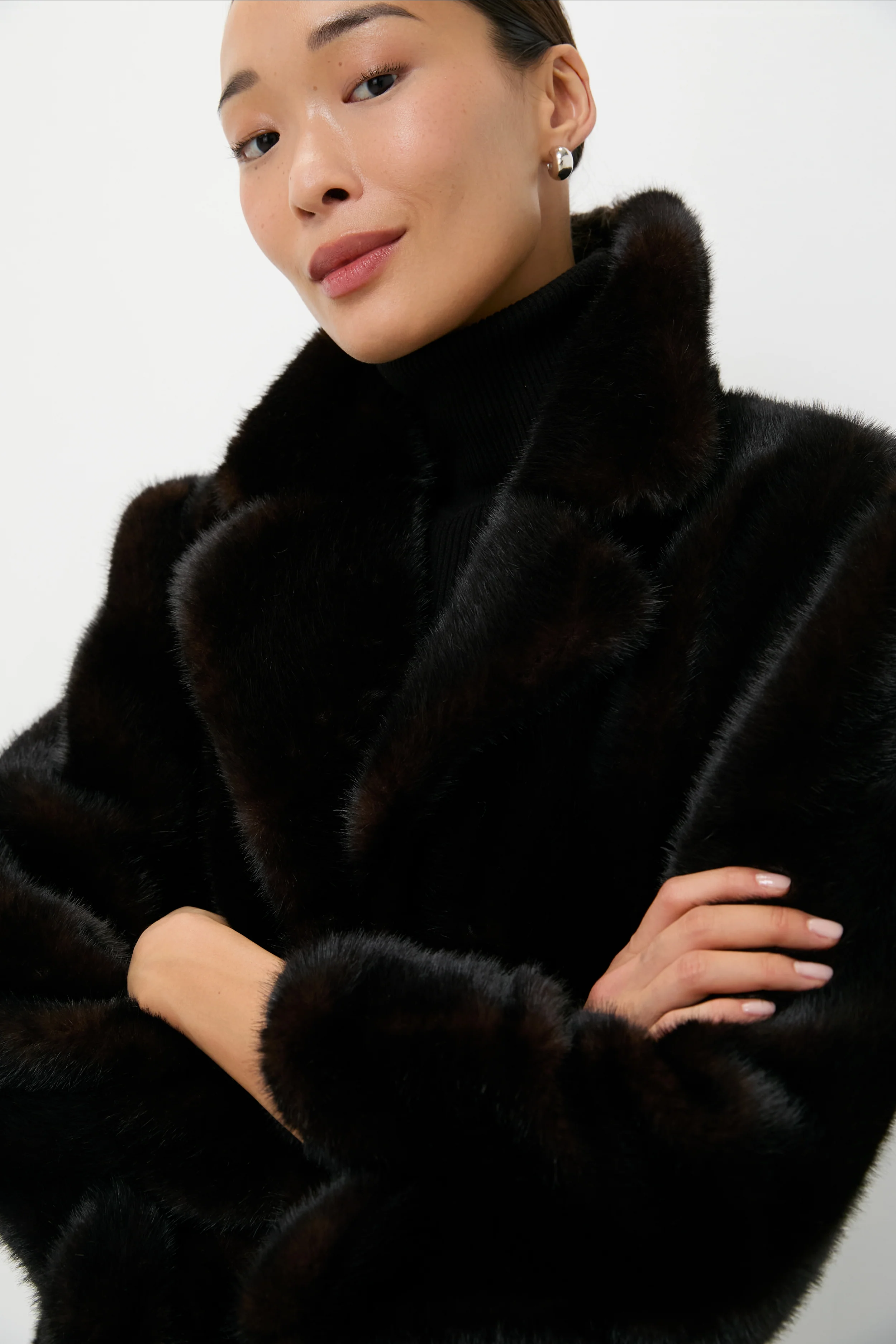 Brown Fur Carmella Coat - Image 5