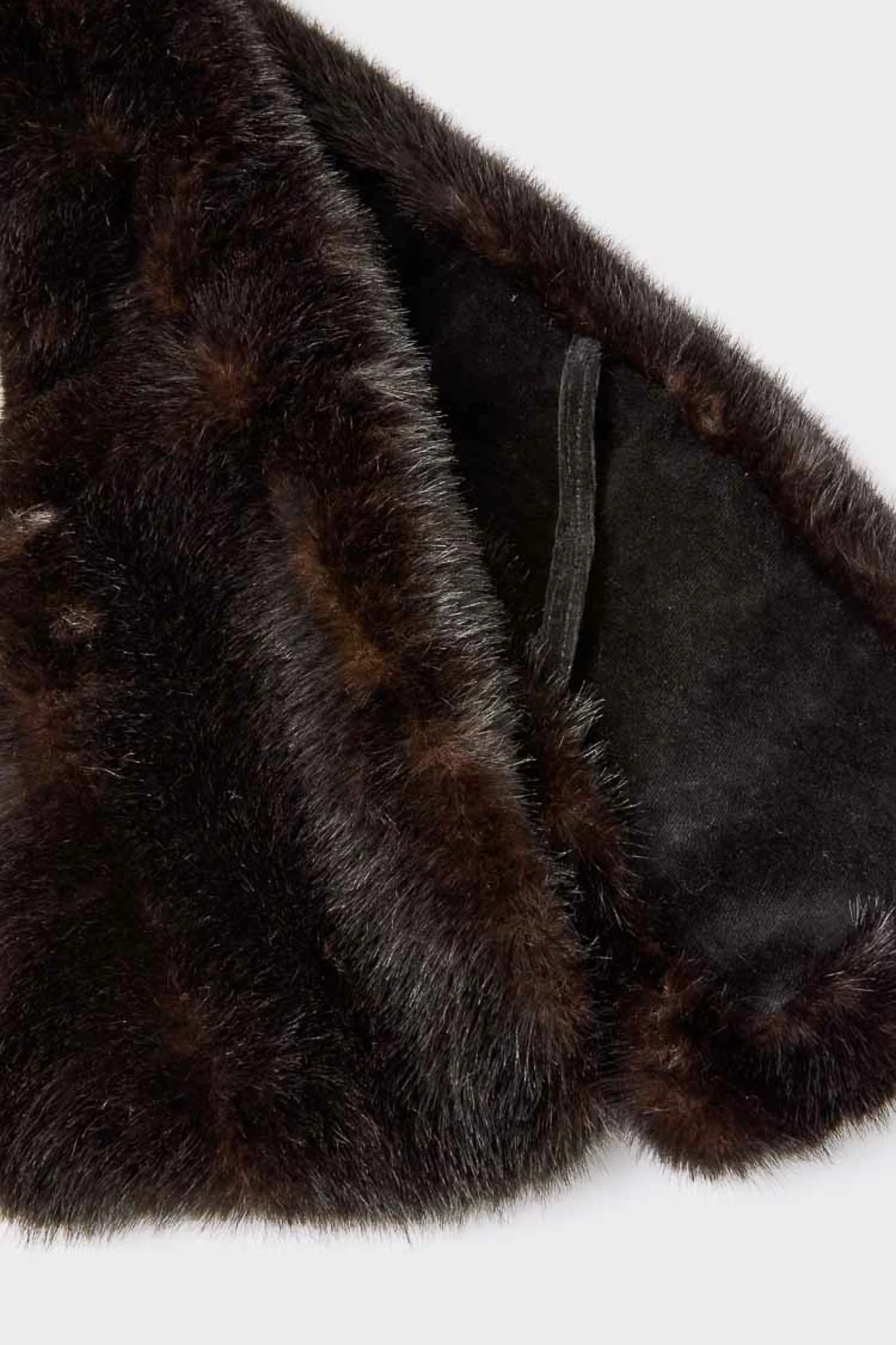 Brown Fur Scarf - Image 5