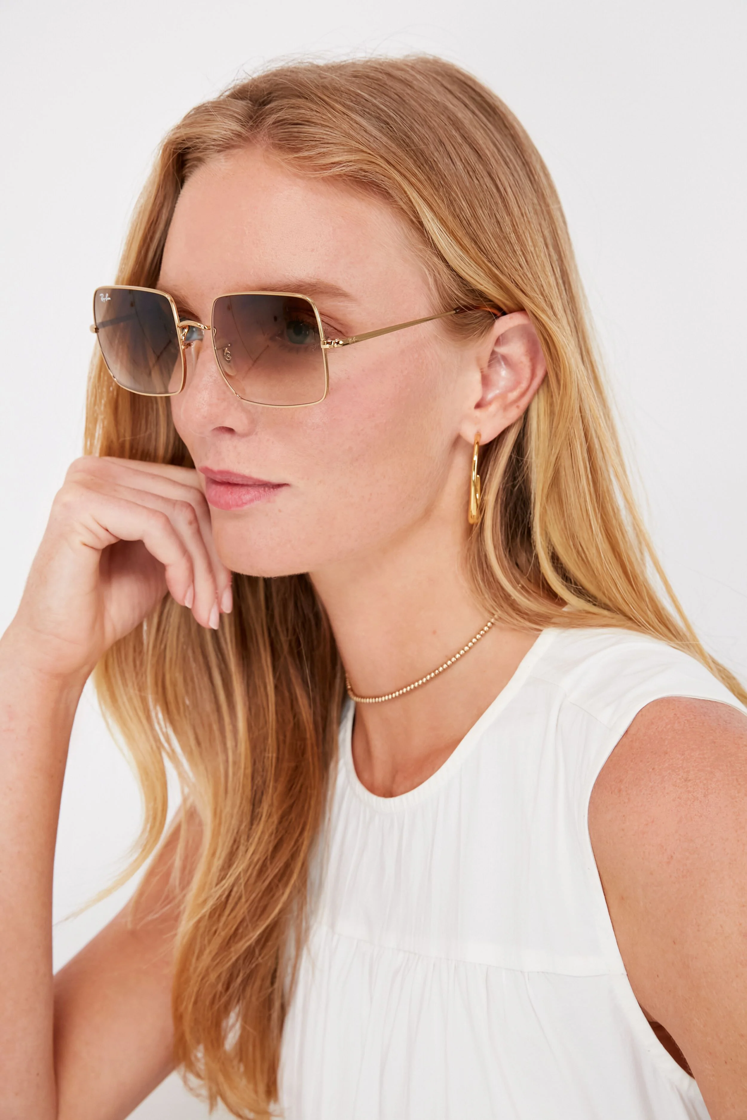Brown Square 1971 Sunglasses - Image 2