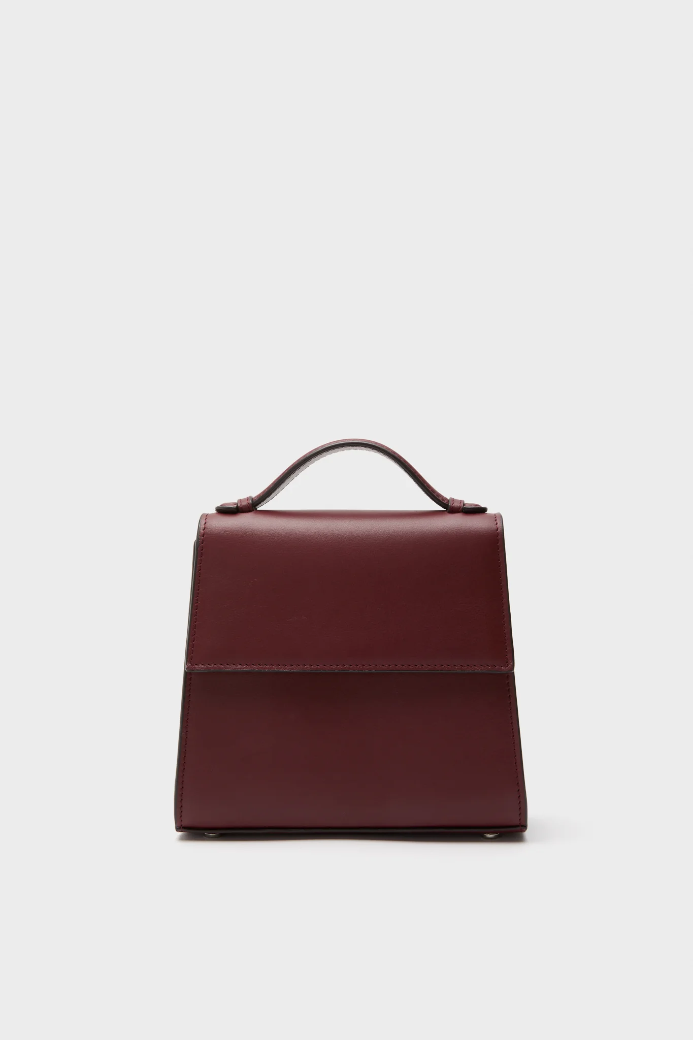 Burgundy Napa Small Top Handle