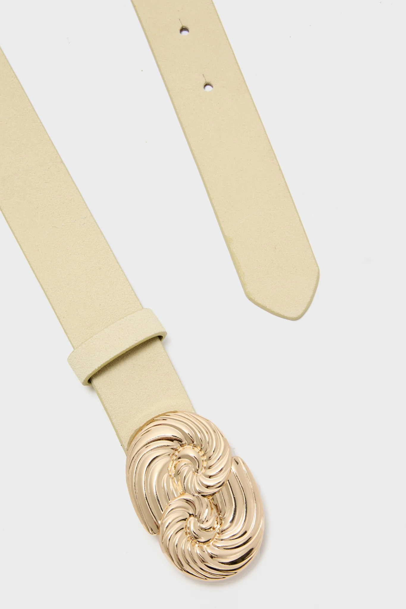 Butter Yellow Nautilus Buckle Belt - Image 3